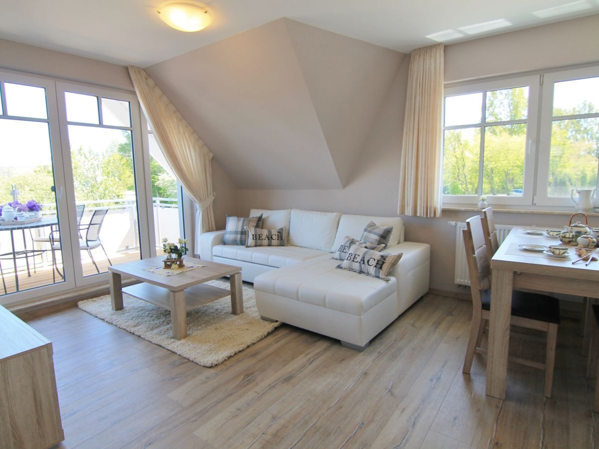 Licht appartement met balkon op het zuiden, 500m van centrum Zingst - foto 8