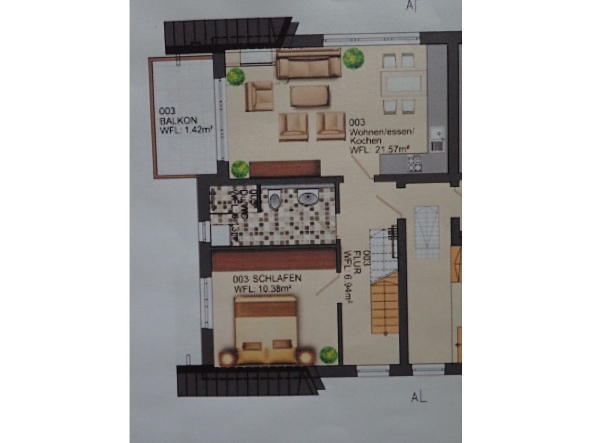 Licht appartement met balkon op het zuiden, 500m van centrum Zingst - foto 21