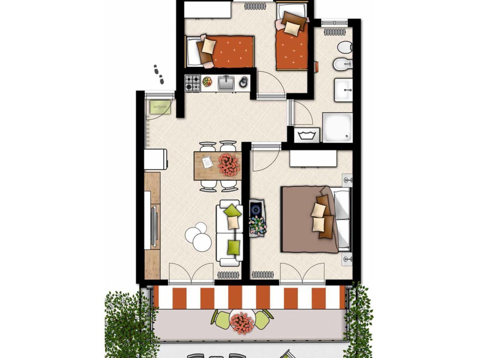 Panoramisch appartement met balkon en uitzicht op het Gardameer - foto 34