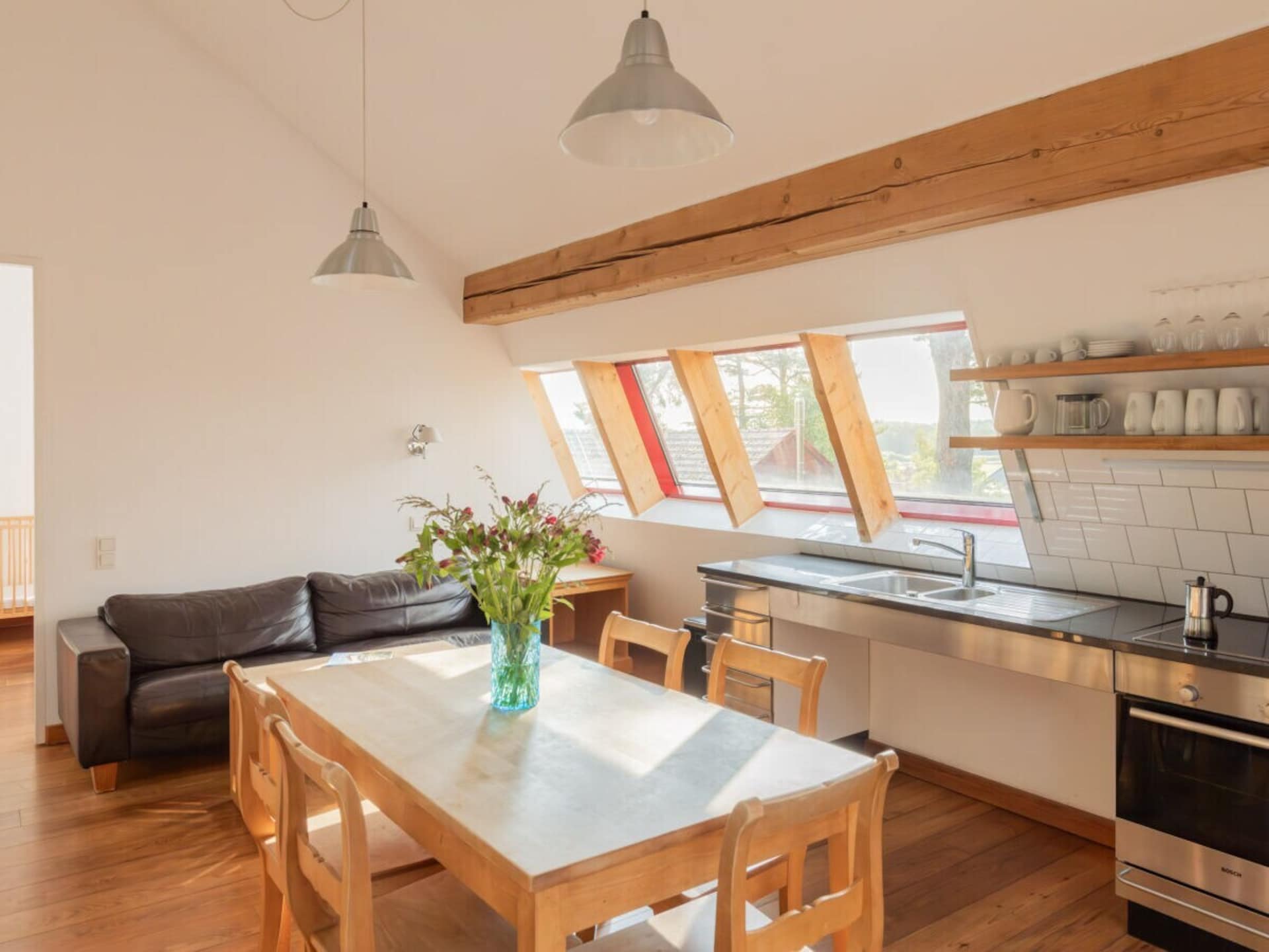 Licht vakantiehuis met sauna bij de Oostzee in Kölpinsee - foto 9