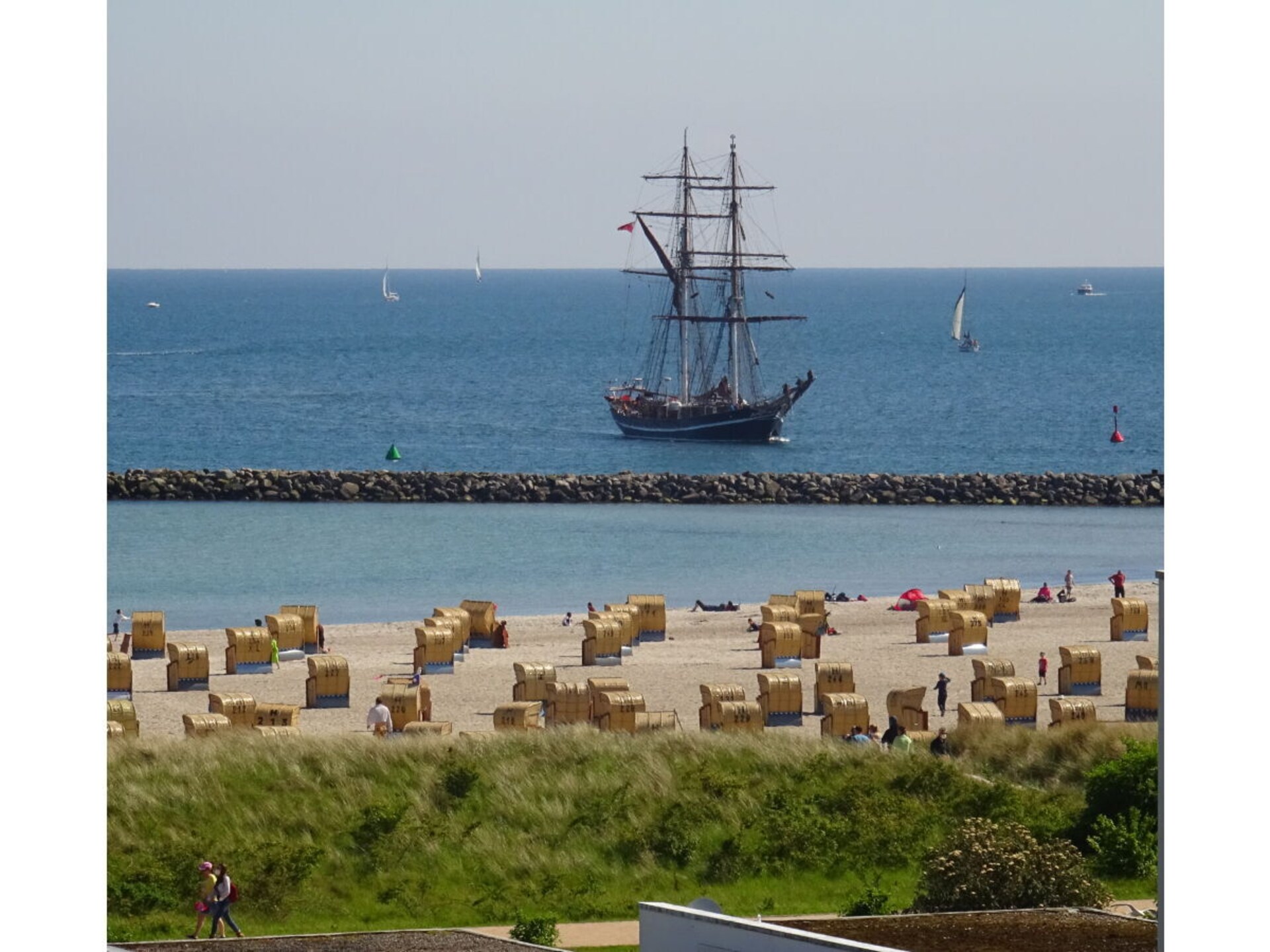 Appartement Fehmarn Südstrand met zeezicht, direct aan de Oostzee - foto 4