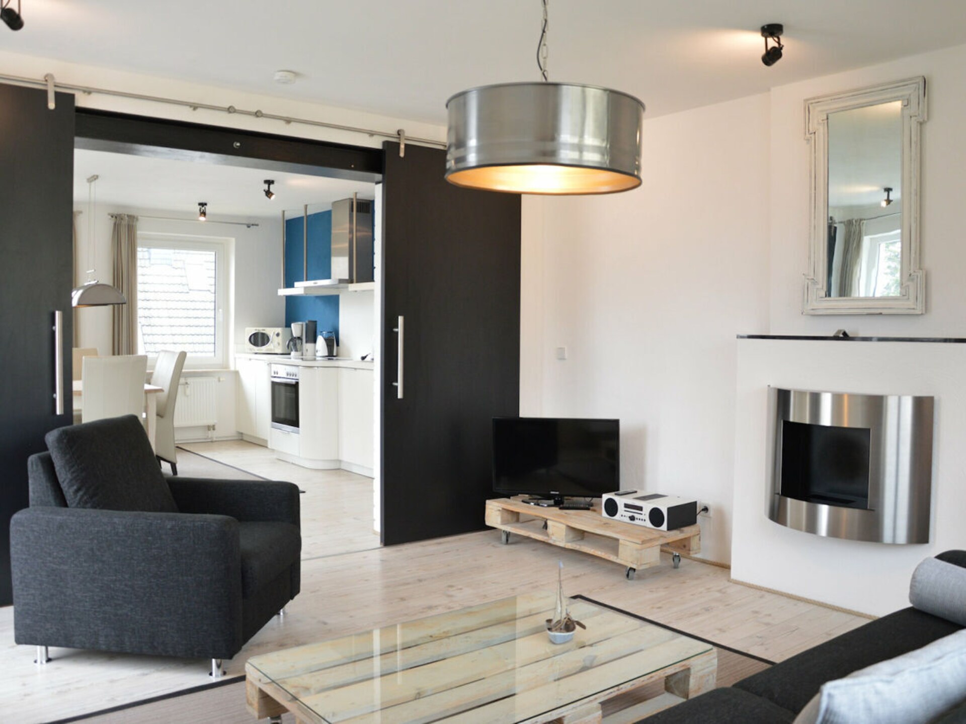 Stijlvol appartement nabij Schmachtersee in Binz met balkon - foto 5