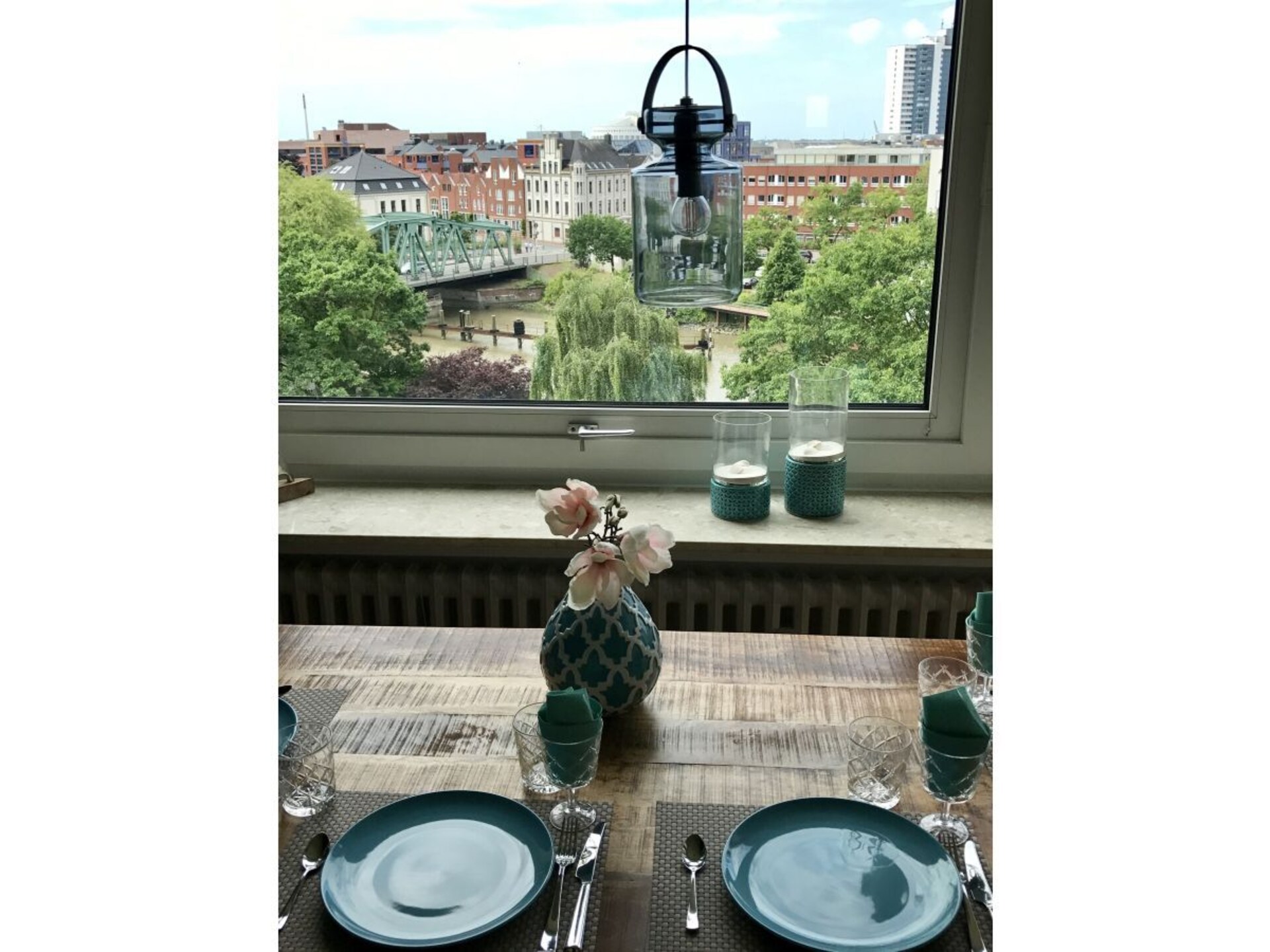 Dünenloft: Rivierappartement met eigen tuin aan de Geeste in Bremerhaven - foto 7