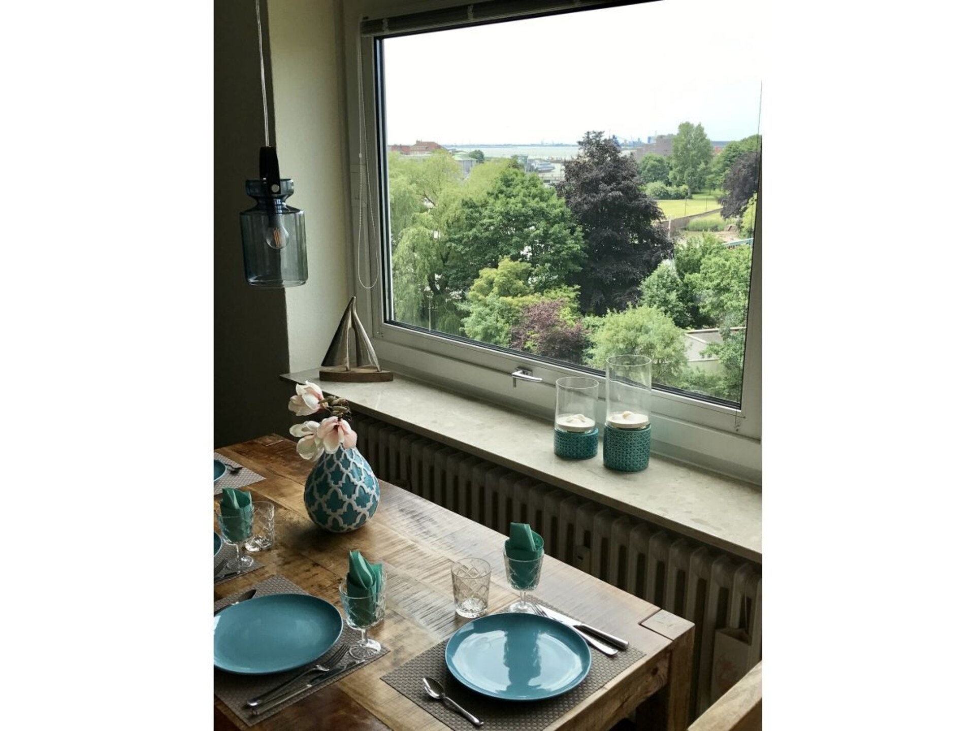 Dünenloft: Rivierappartement met eigen tuin aan de Geeste in Bremerhaven - foto 8