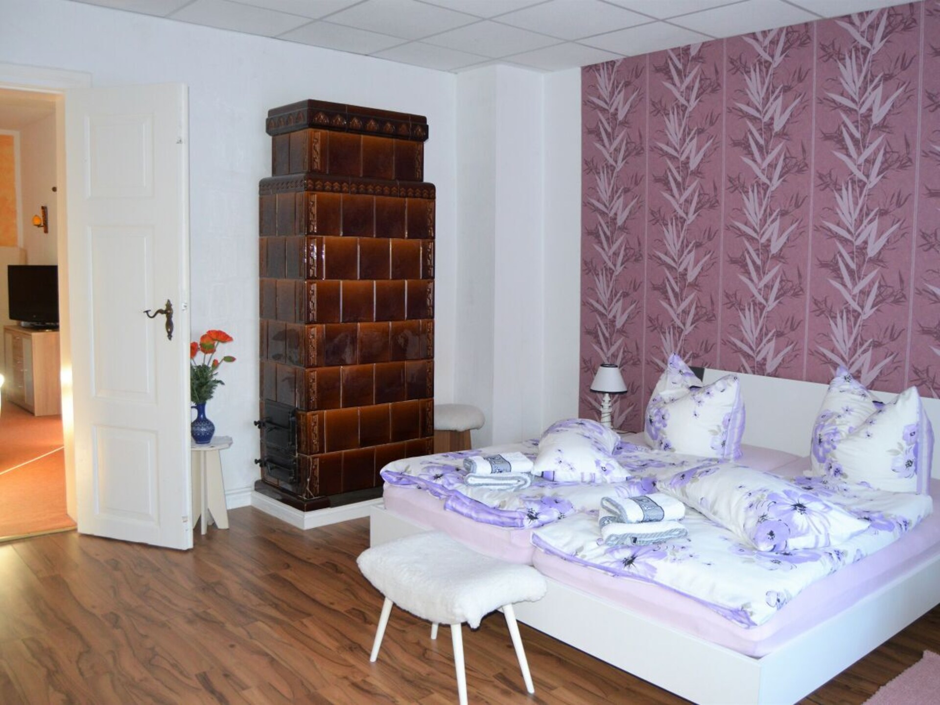 Knus appartement Zwei Eichen bij de Saaler Bodden – 700m naar het strand - foto 9
