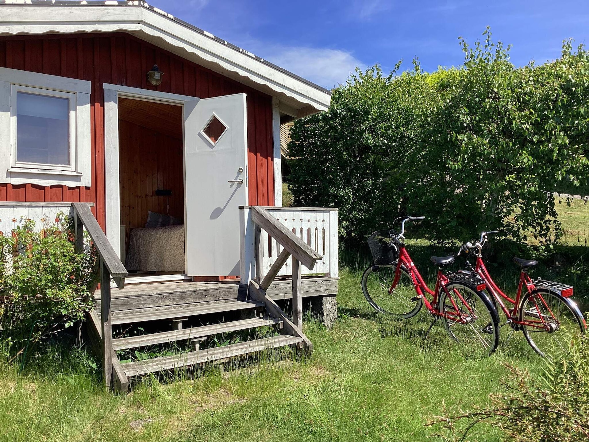 Sfeervol rood vakantiehuis nabij de kust in Falkenberg - foto 21