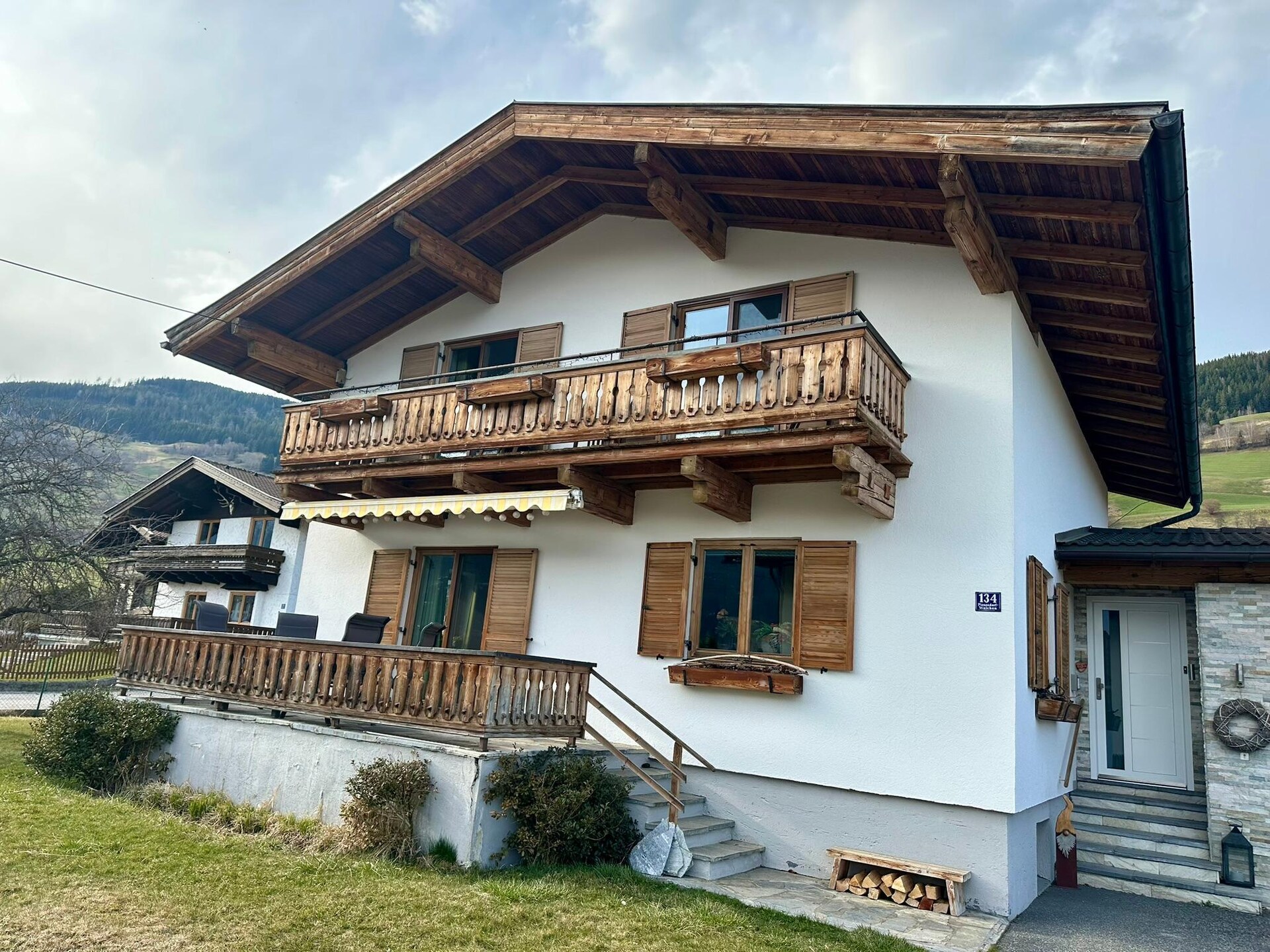 Vrijstaand chalet voor 10 personen in Piesendorf met tuin en bergzicht - foto 8