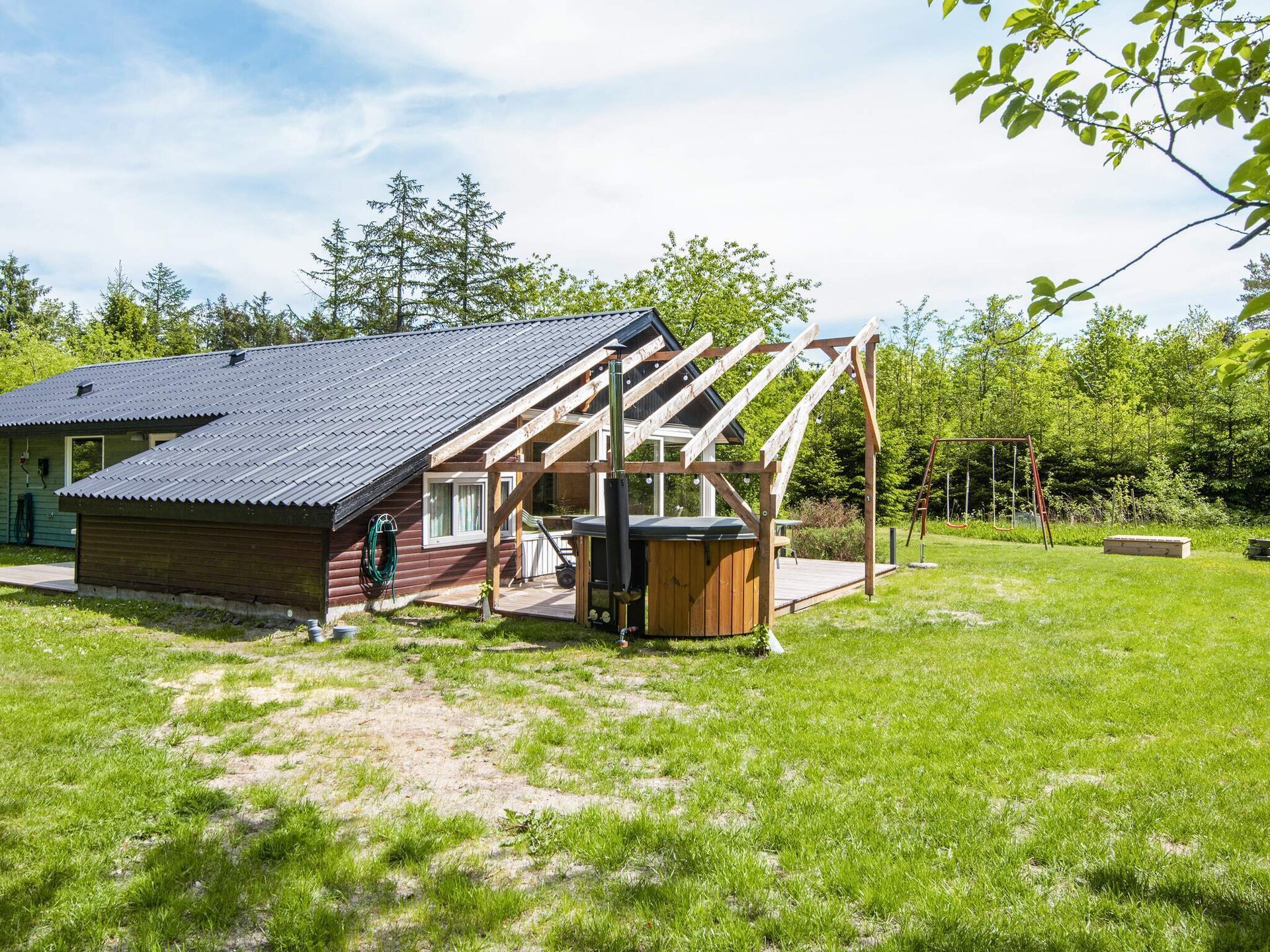 Vrijstaand vakantiehuis aan golfbaan in Bording met ruimte voor 5 personen - foto 5