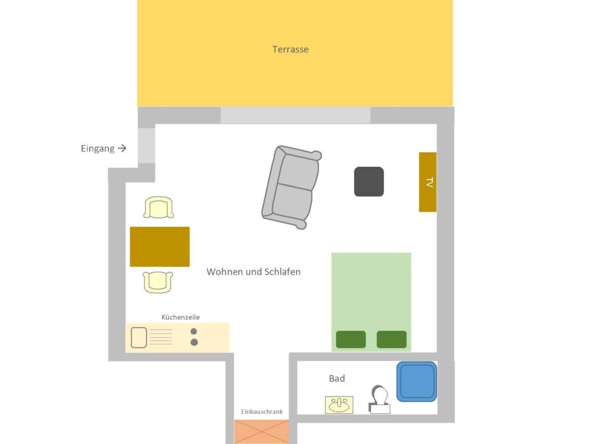 2-persoons vakantiehuis in het centrum van Glowe - foto 21