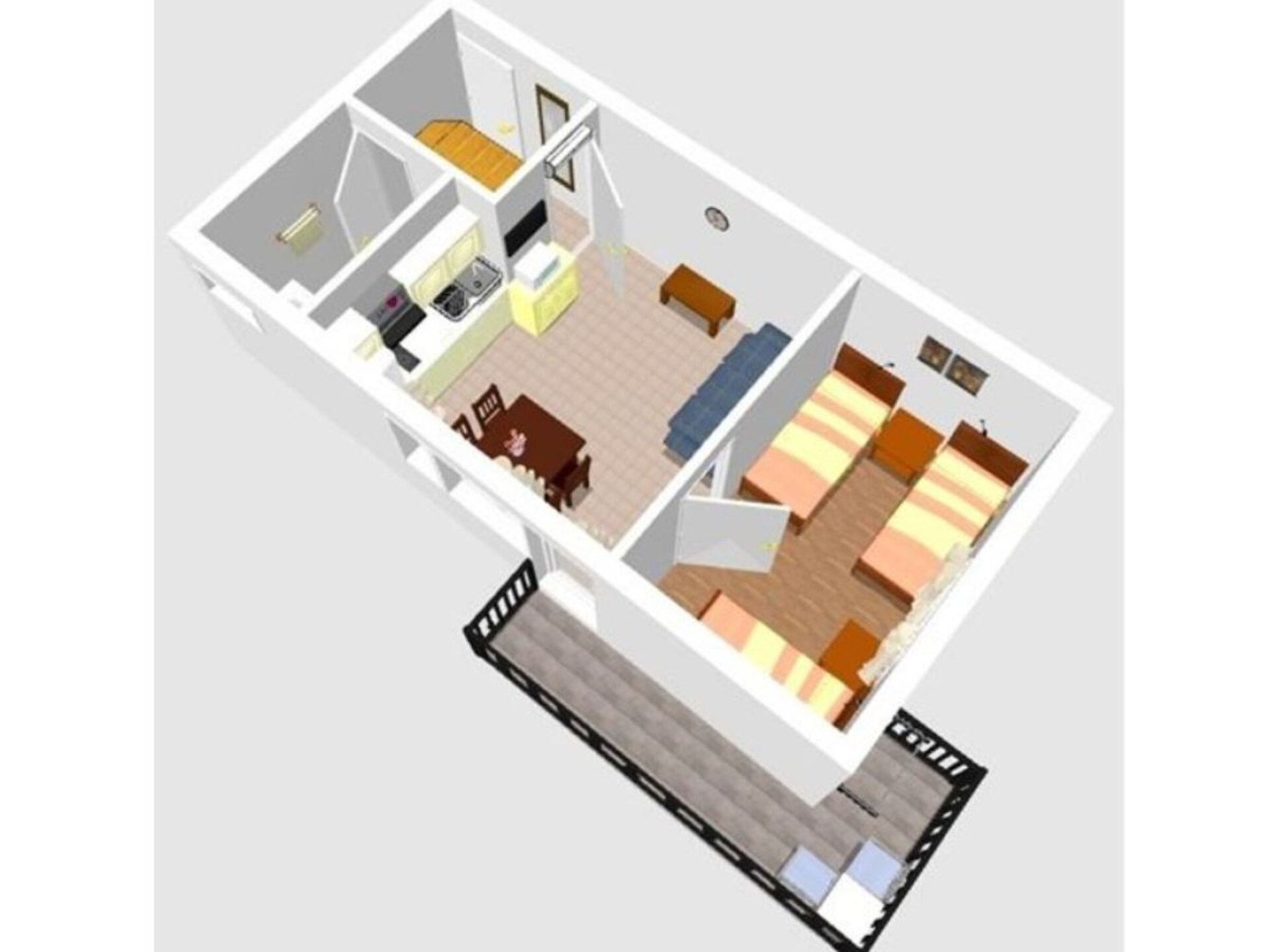 3-persoons vakantiehuis in Njivice op 600 meter van het centrum - foto 26