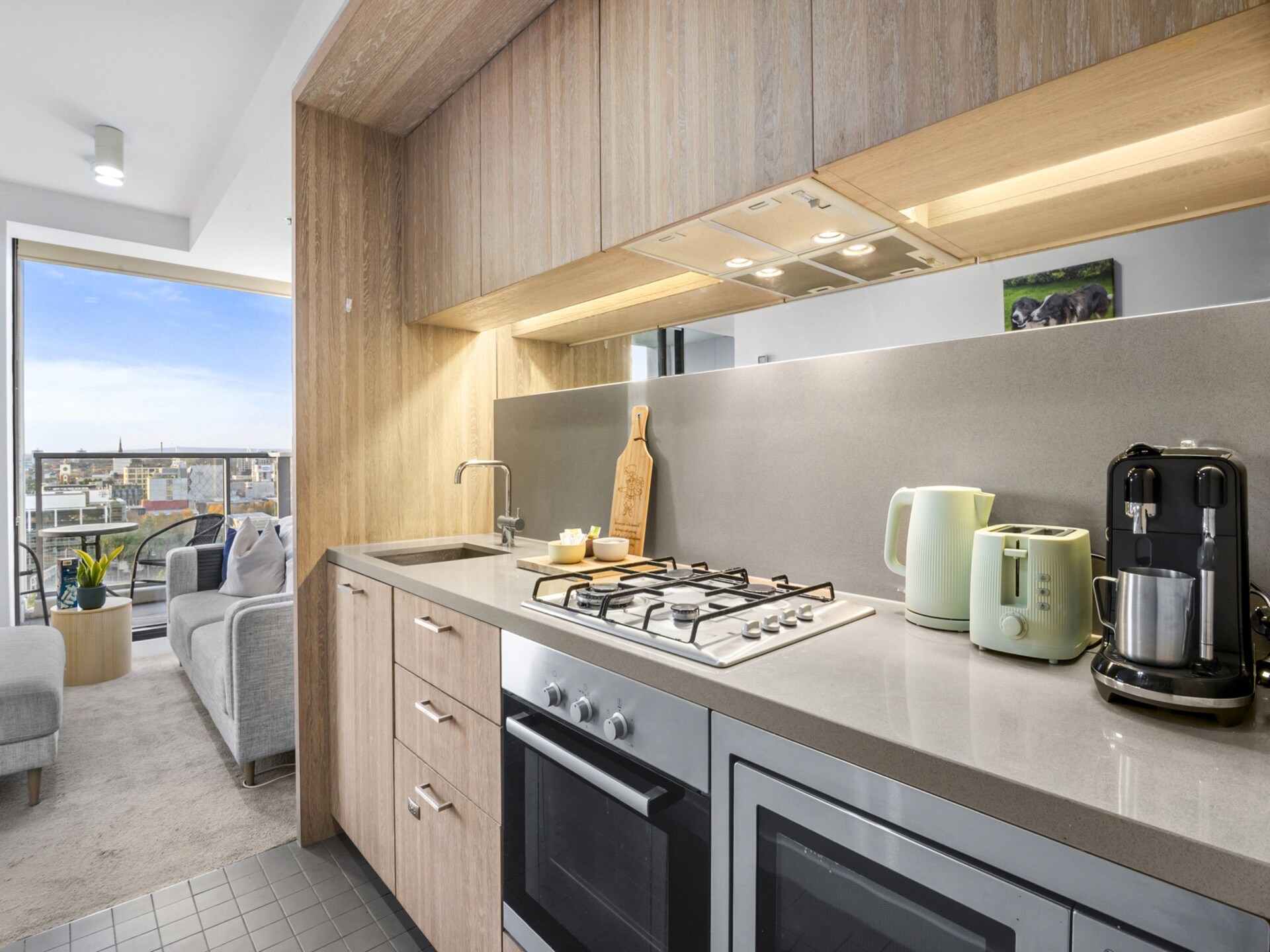 Licht appartement met skyline-uitzicht in South Yarra - foto 5