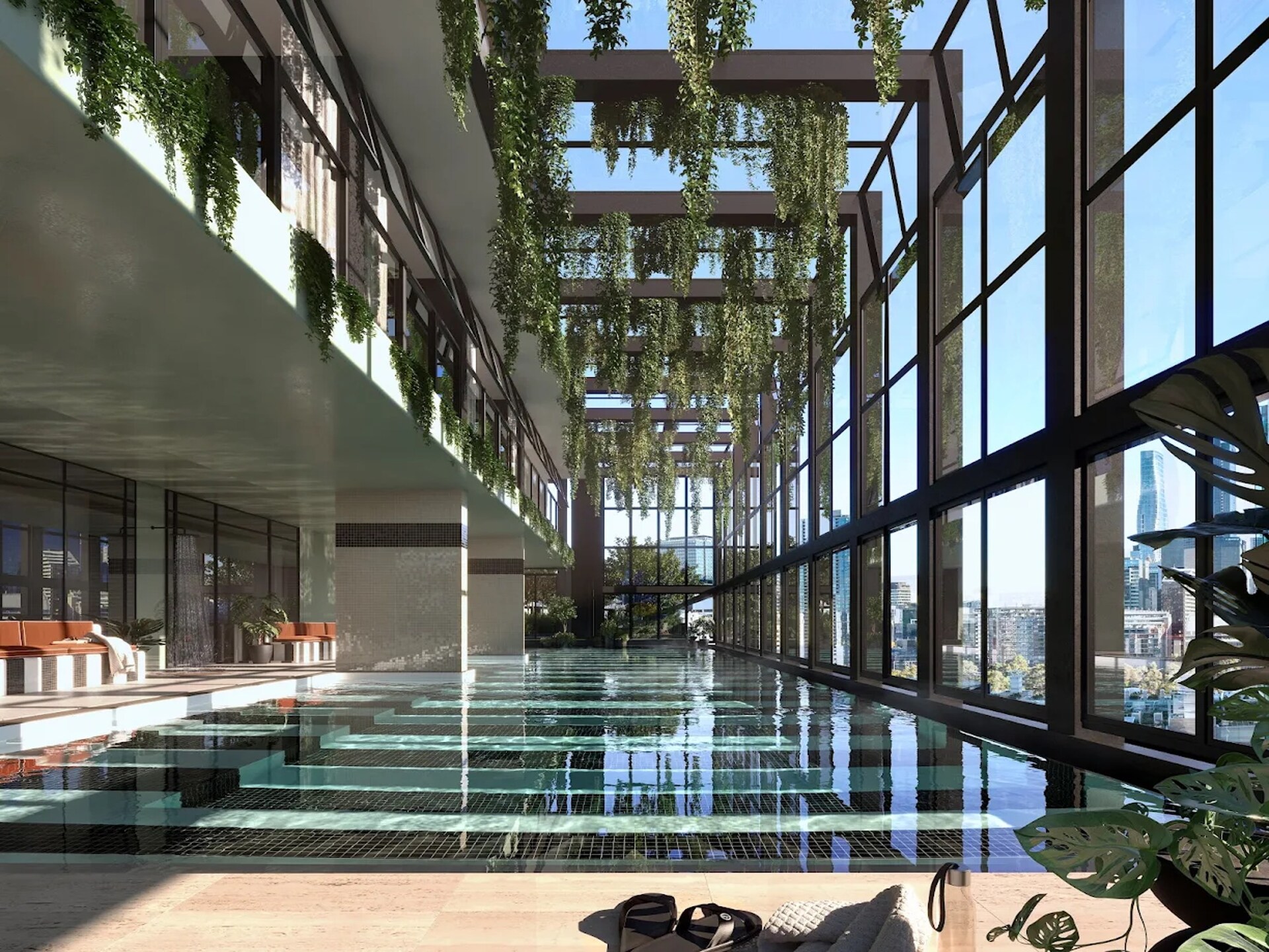 Melbourne Skyline Appartement – 24e verdieping Southbank met 2 Slaapkamers - foto 14