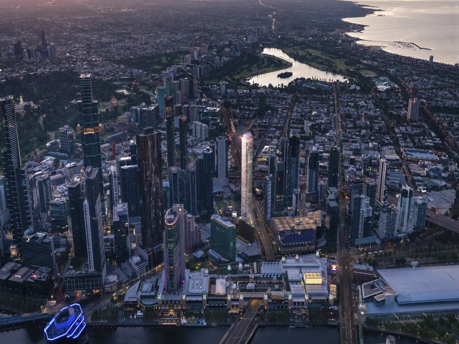 Melbourne Skyline Appartement – 24e verdieping Southbank met 2 Slaapkamers - foto 23
