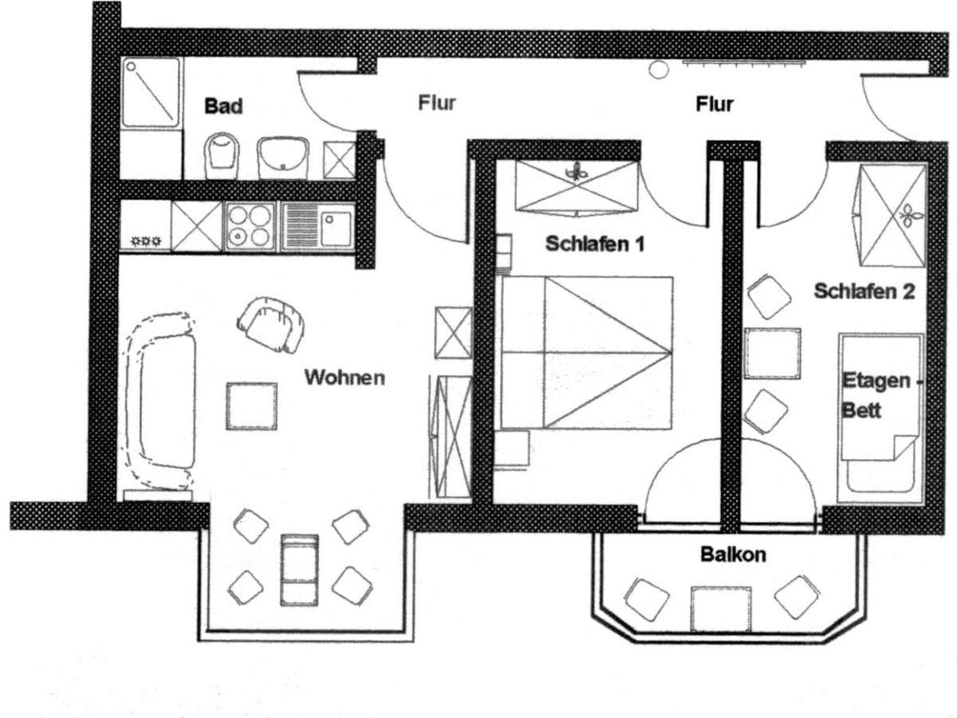 Op 1,0 km van het centrum: Comfortabel vakantiehuis in Cuxhaven · 54 m² - foto 22