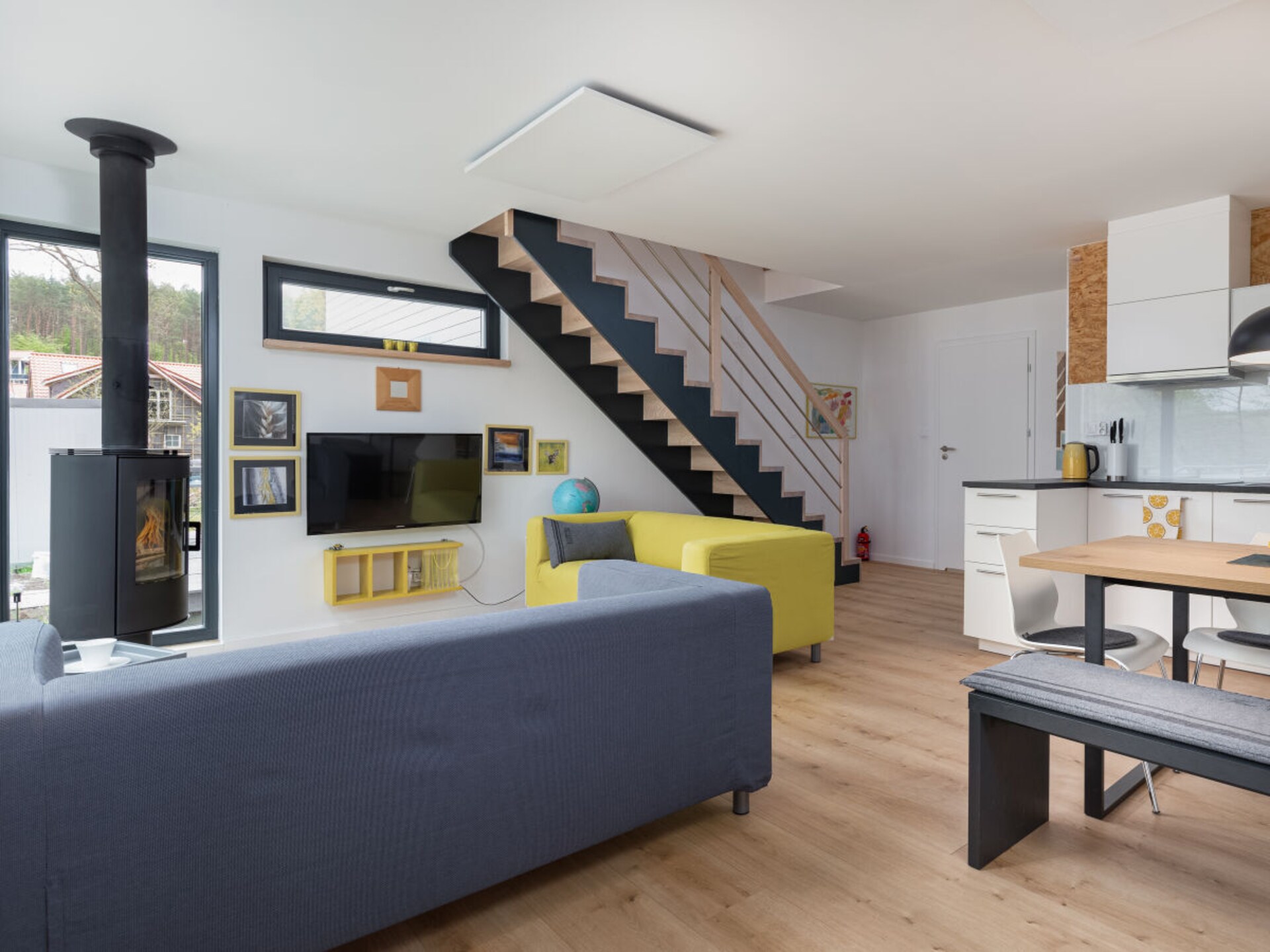 Op 900m van het centrum: Modern vakantiehuis in Wiselka voor 6 personen - foto 8