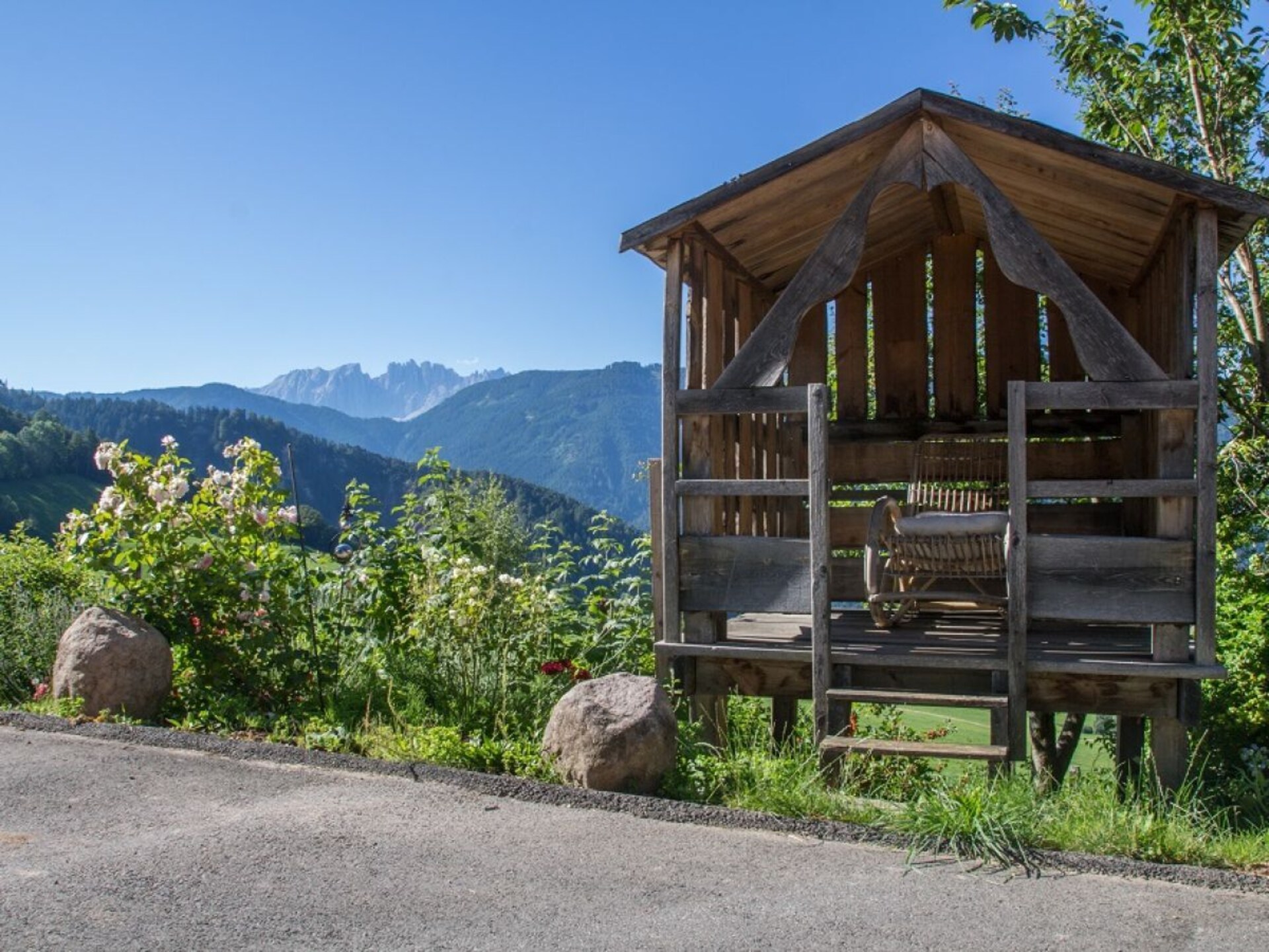 Sfeervol vakantiehuis met uitzicht op het Latemargebergte in Völs am Schlern · 4 pers. - foto 5