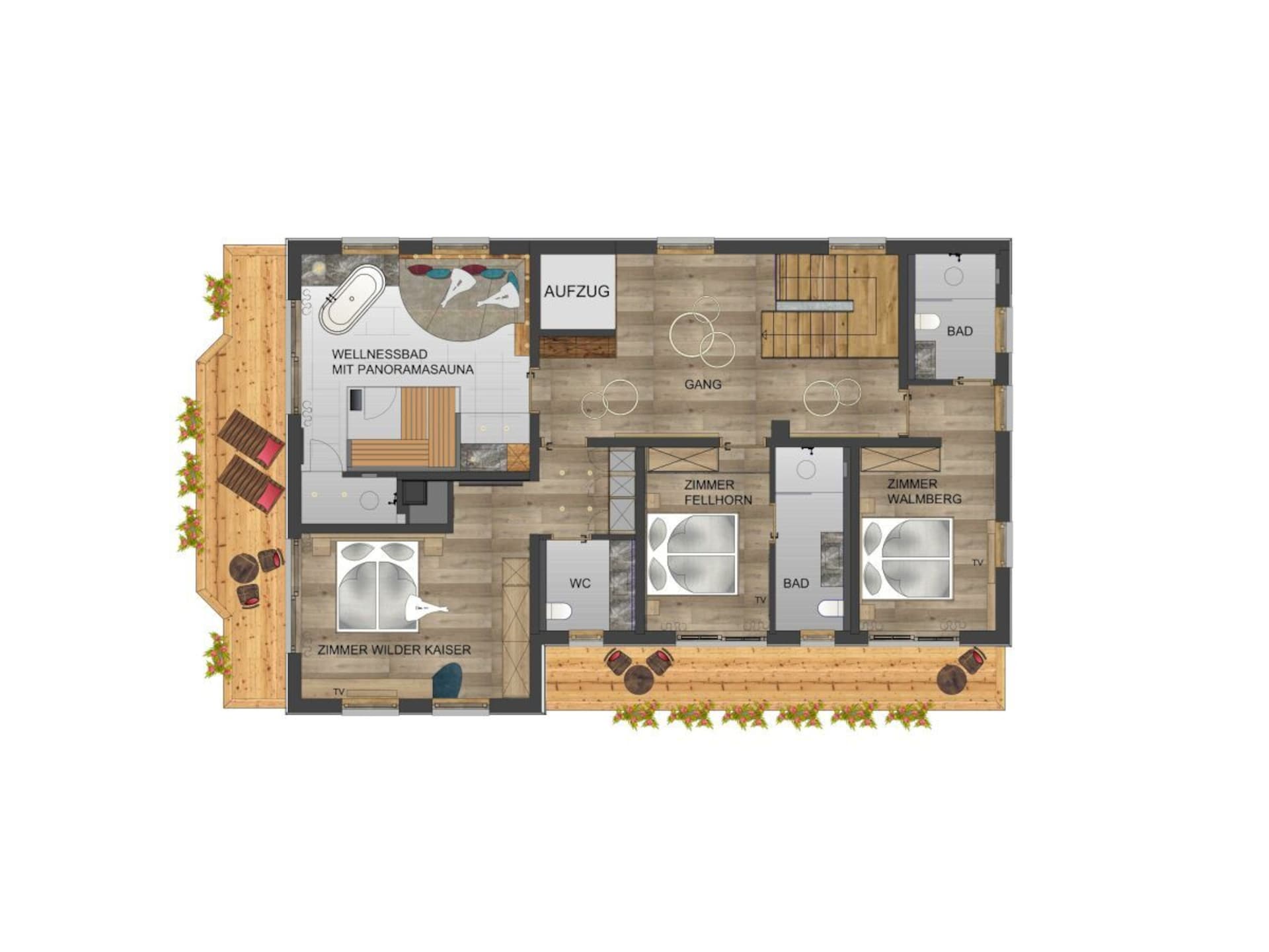 Centraal gelegen luxe chalet in Reit im Winkl voor 6 personen - foto 42