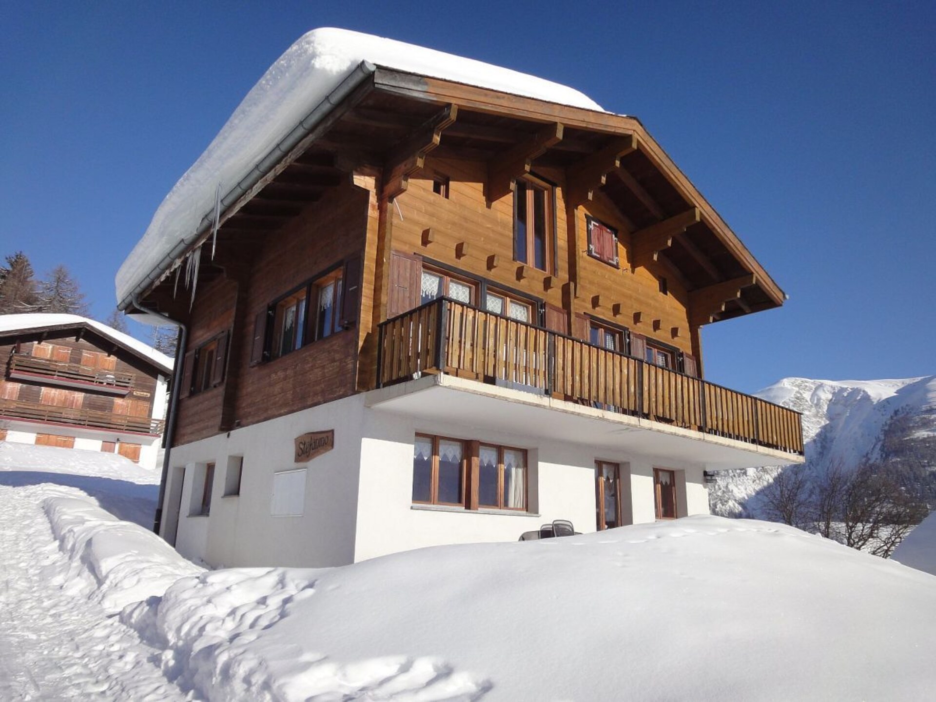 Centraal gelegen vakantiehuis in Bellwald op 300m van de piste - foto 3