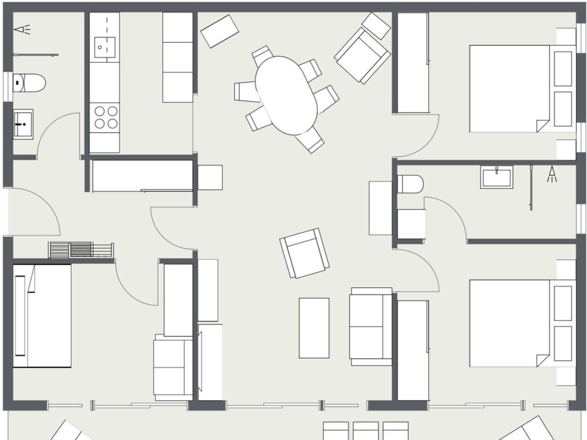 Ruime bungalow voor 6 personen direct aan het strand in Costa Calma - foto 21