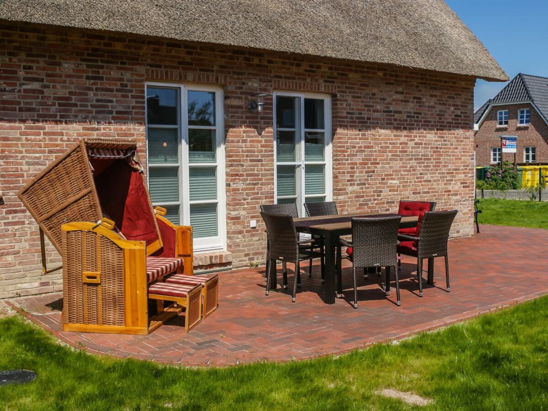 Modern rietgedekt vakantiehuis Nordseewind in Sankt Peter-Ording - foto 2