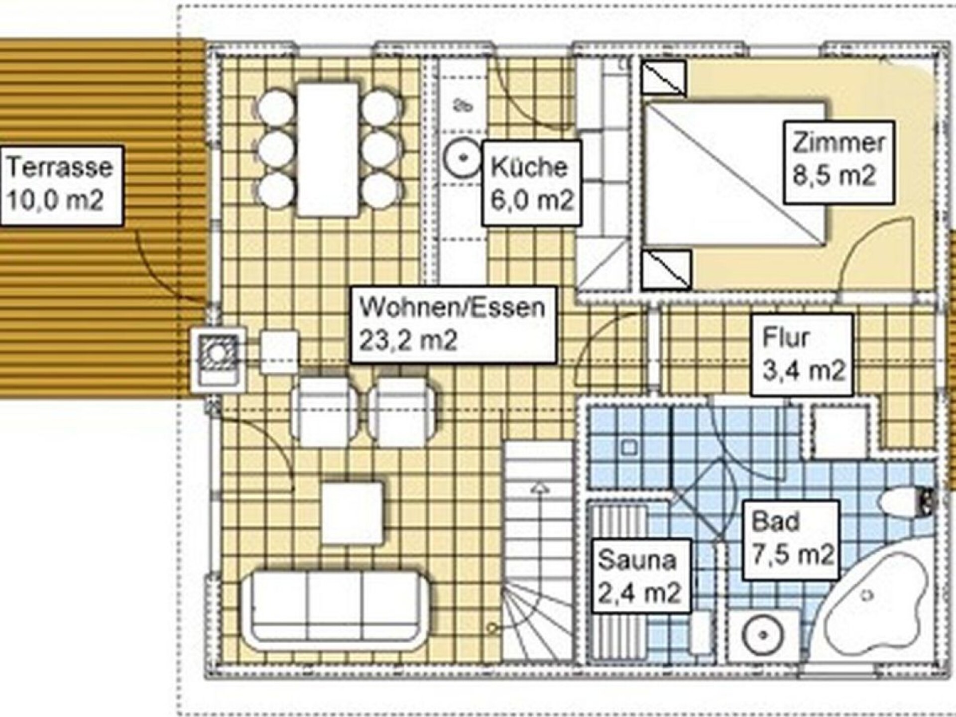 8-persoons vakantiehuis in Baabe met sauna en whirlpool - foto 21