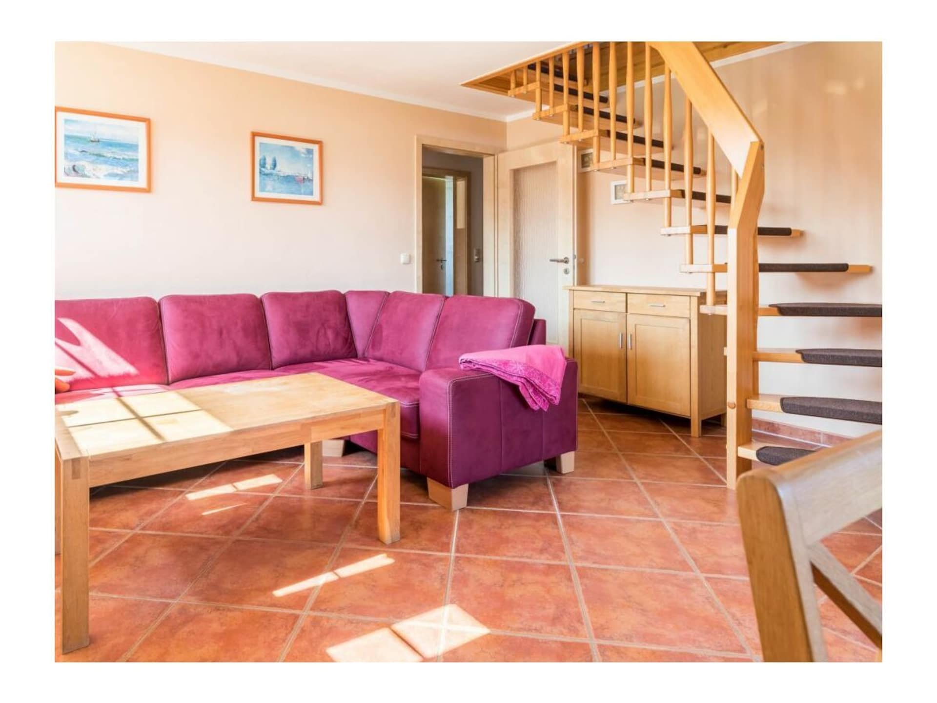 Licht vakantiehuis in Wohlenberg met balkon en zeezicht - foto 7