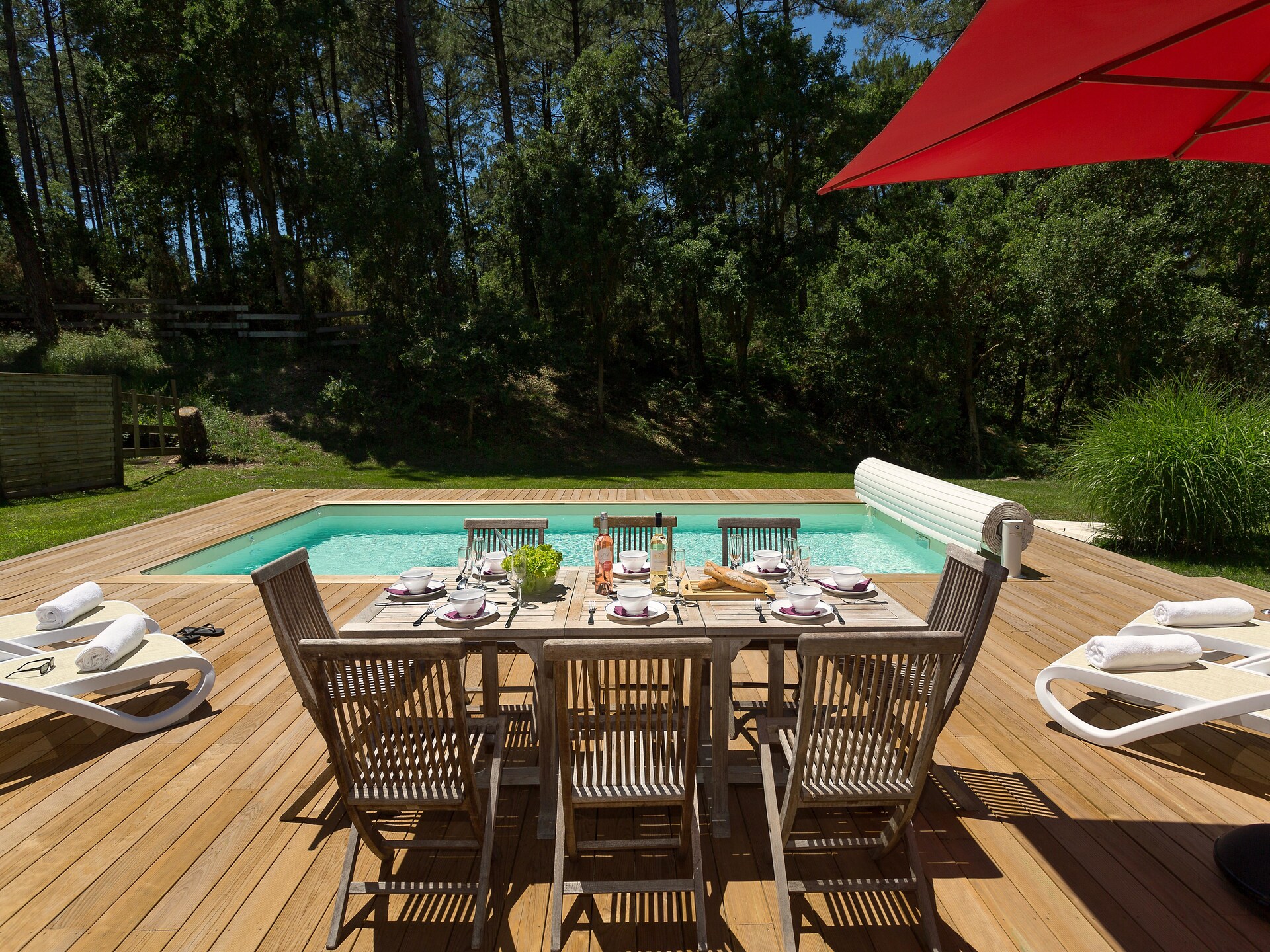 Ruime villa met privézwembad aan de Golf de Moliets, 10 personen - foto 21
