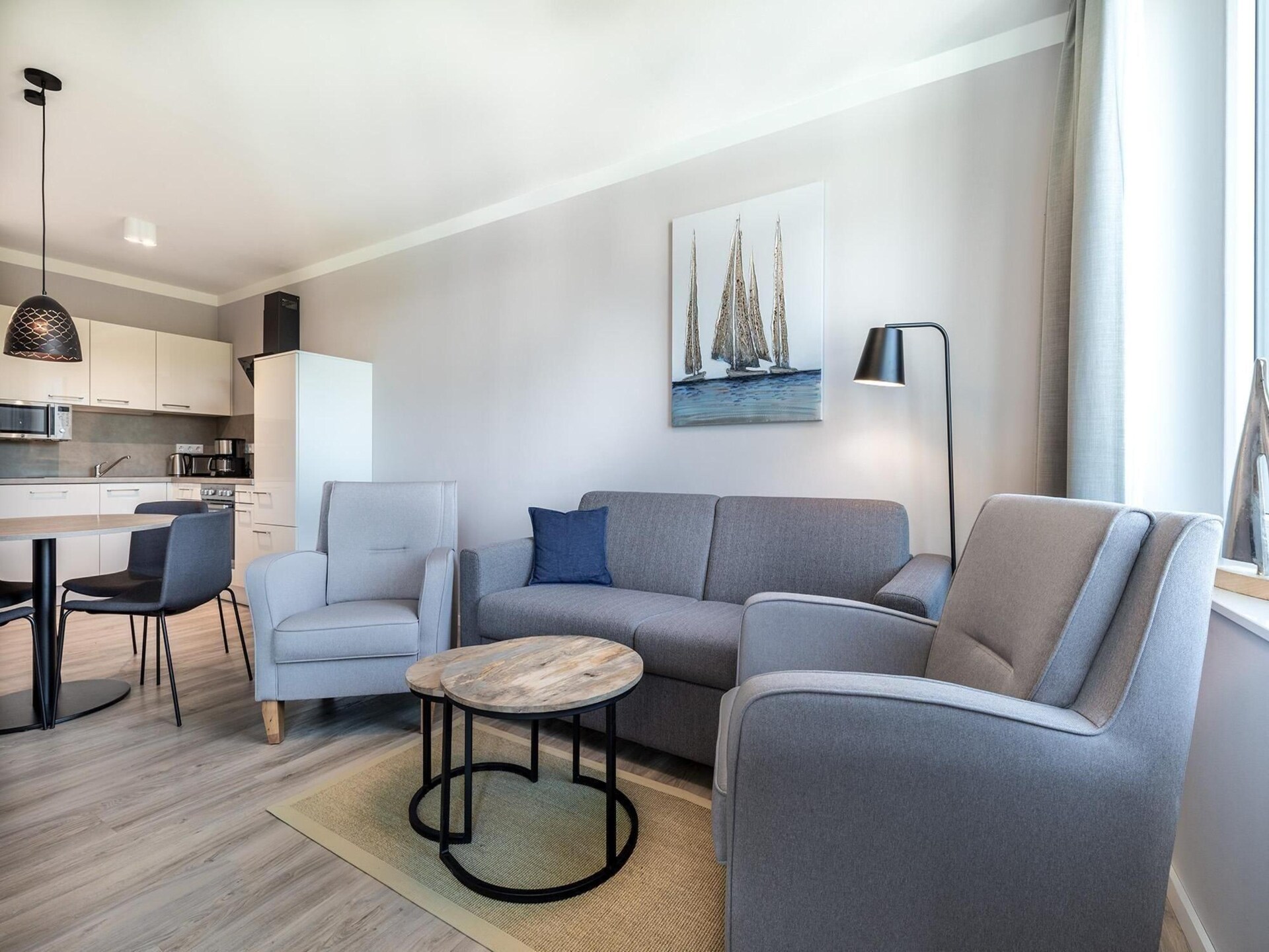 Godewindpark Travemünde Deluxe-Apartment 2.14 mit eigener e-Ladesäule, XL-Strandkorb und Hundefreundlich - foto 1