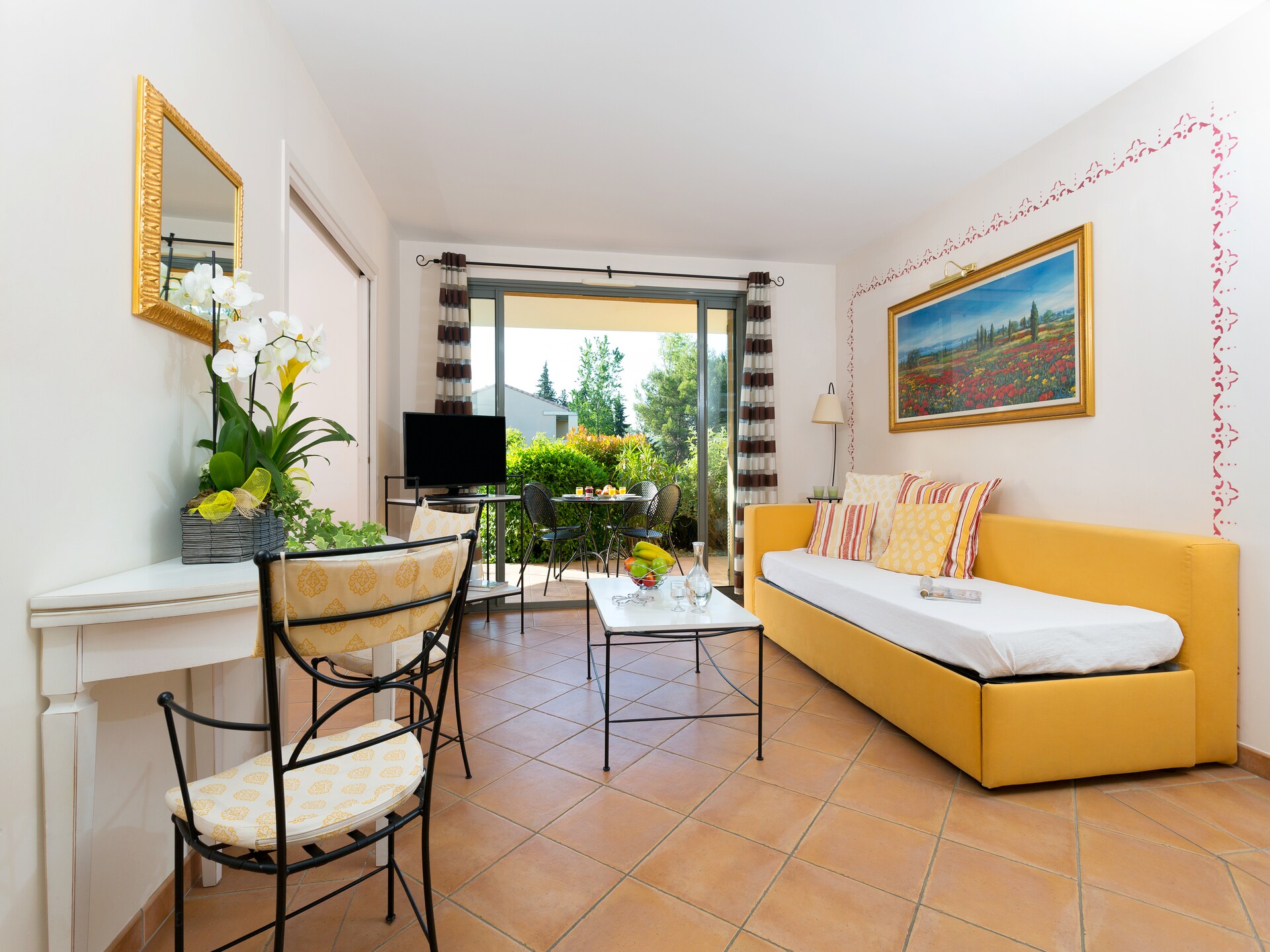 Zonovergoten appartement voor 6 in Saumane de Vaucluse met zwembad - foto 4