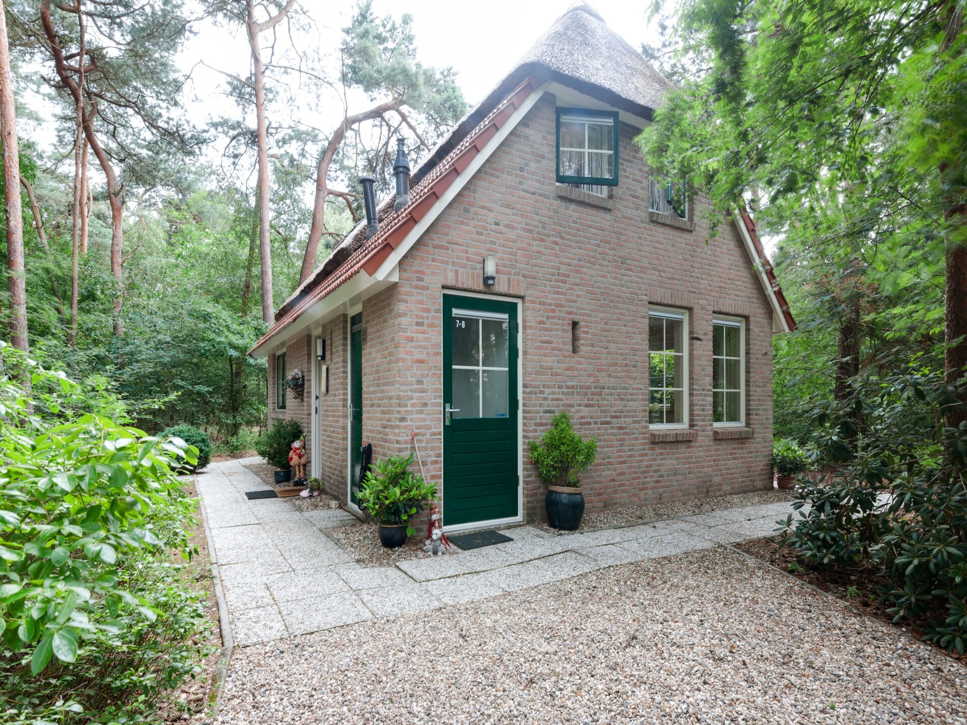 Dapama: Vrijstaand rietgedekt huis in het bos van Beerze voor 6 personen - foto 28
