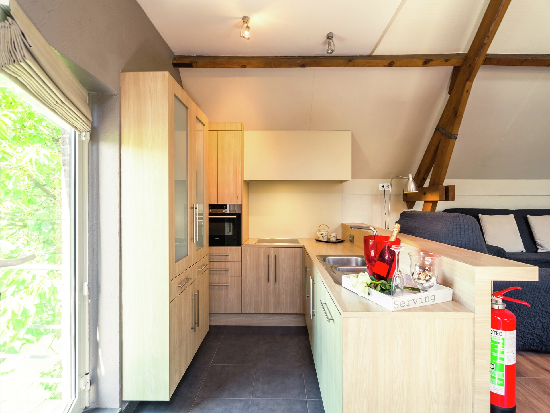 Landelijk appartement met uitzicht op paarden en schapen nabij Brugge - foto 10