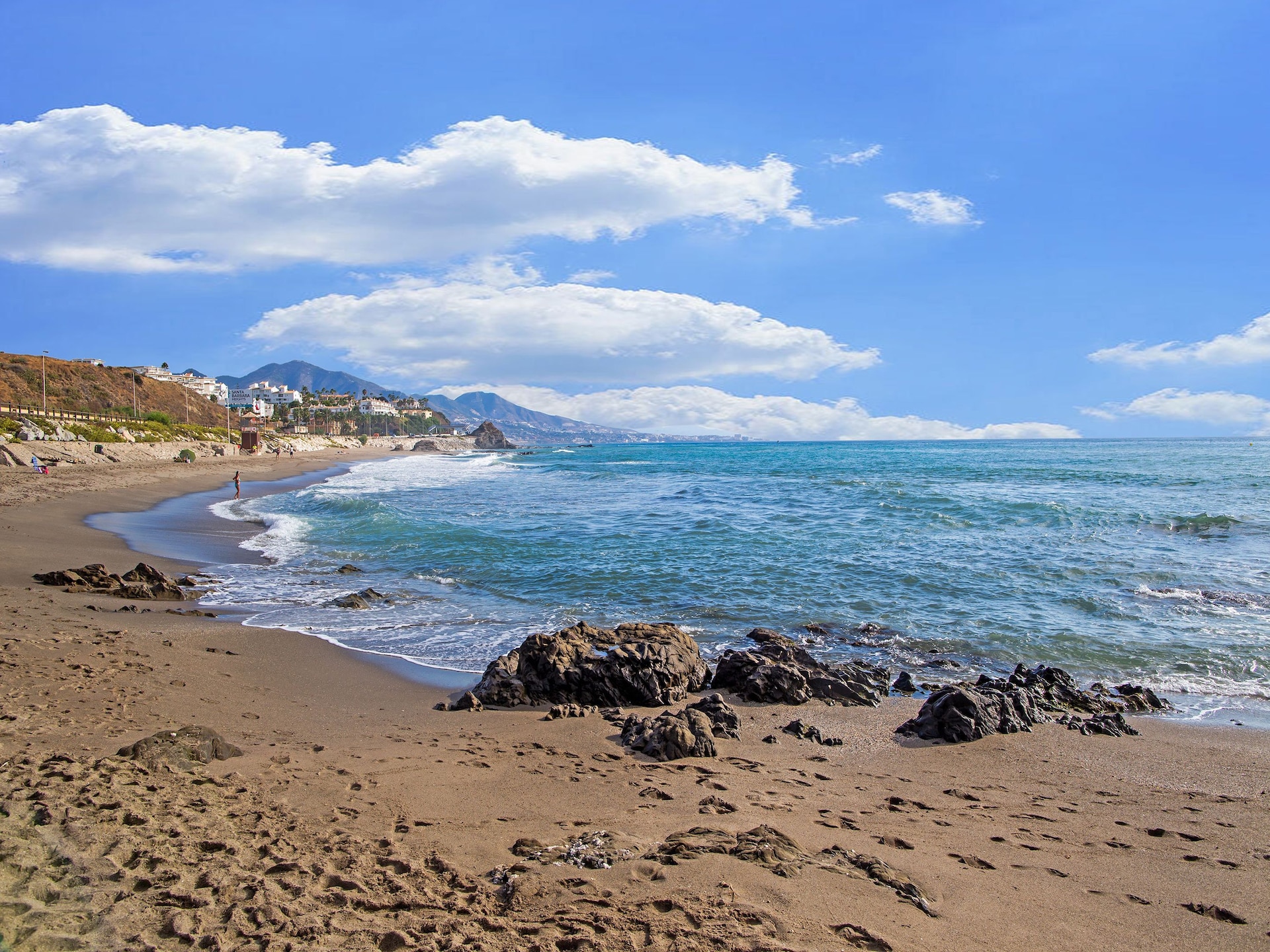 Villa La Estrella: Vrijstaand aan zee in La Cala de Mijas met tropische tuin - foto 35