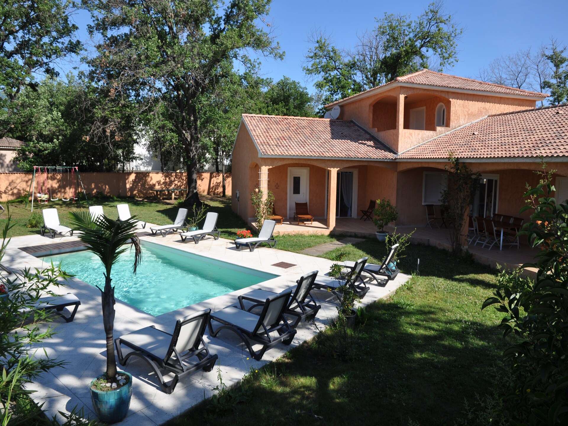 Op 300 m van zee: Ruime villa La Coloniale in Moriani-Plage - foto 9