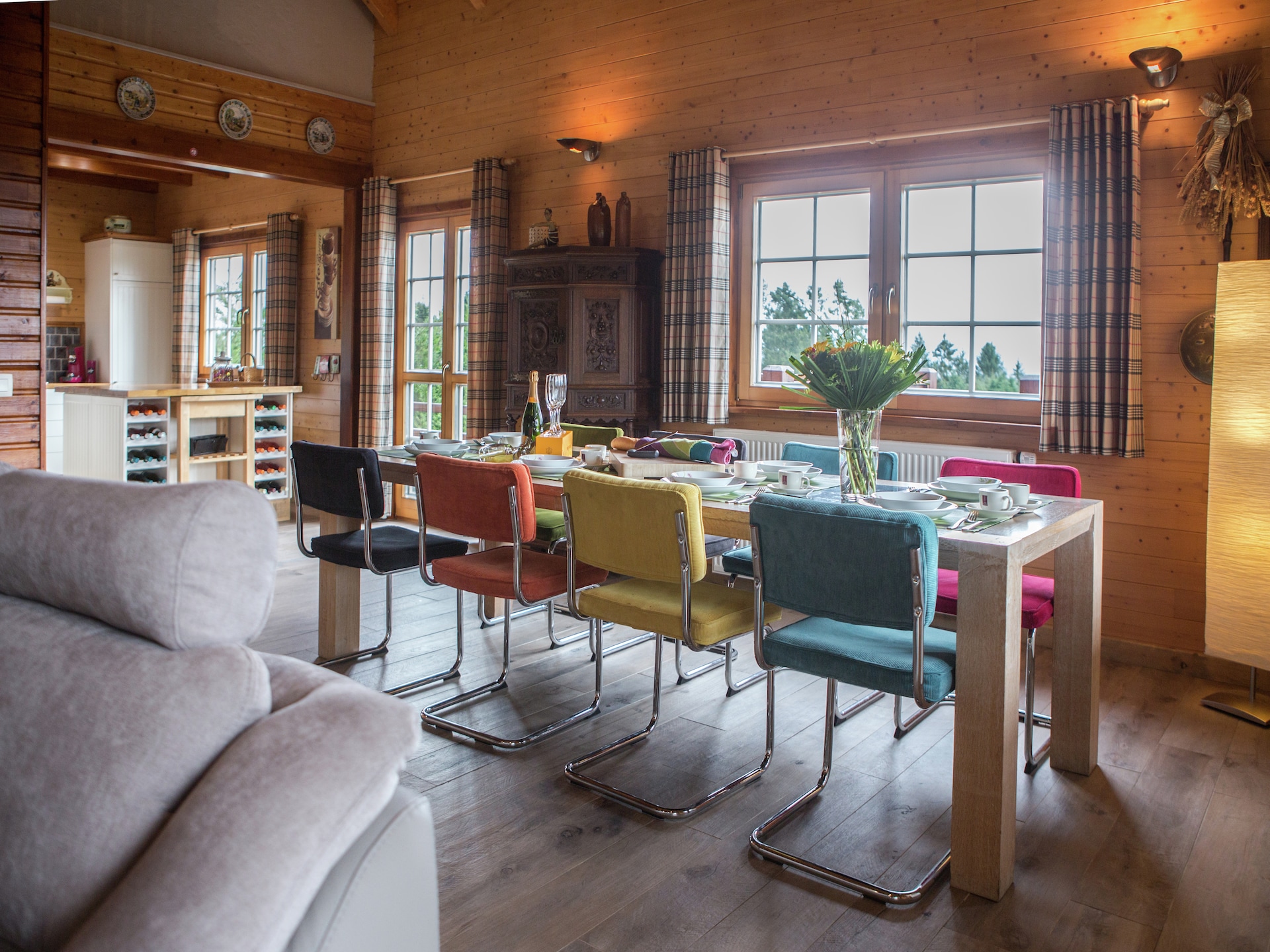 8-persoons chalet met sauna en bubbelbad in Septon - foto 9