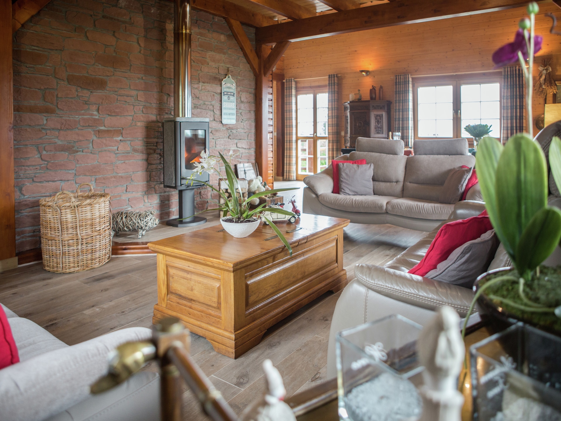 8-persoons chalet met sauna en bubbelbad in Septon - foto 5