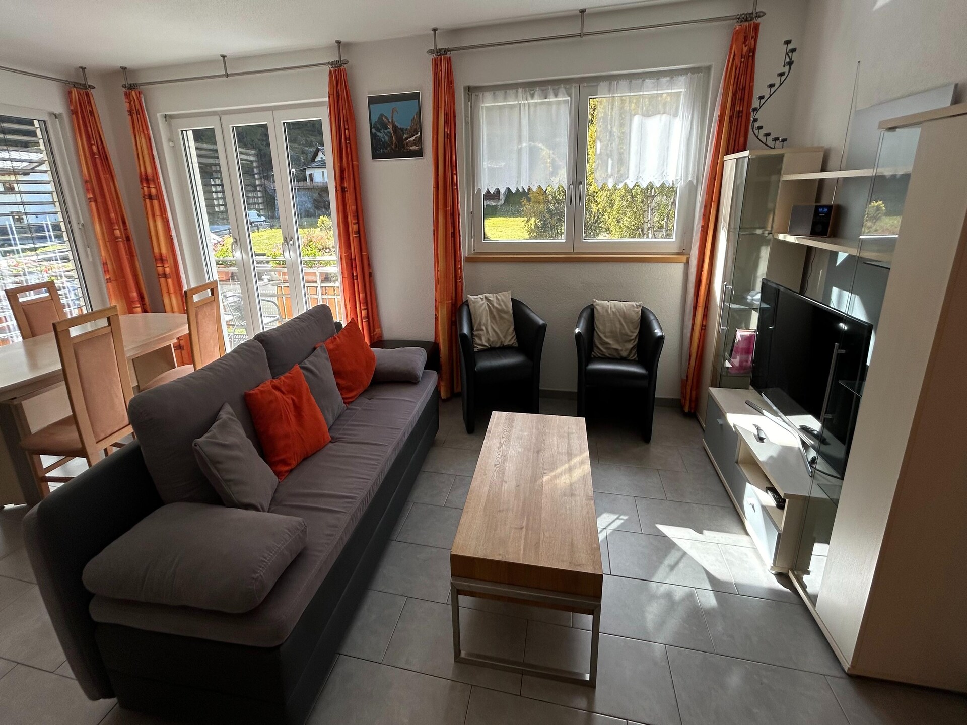 Licht appartement op 2 km van de skilift met bergzicht en tuin - foto 8