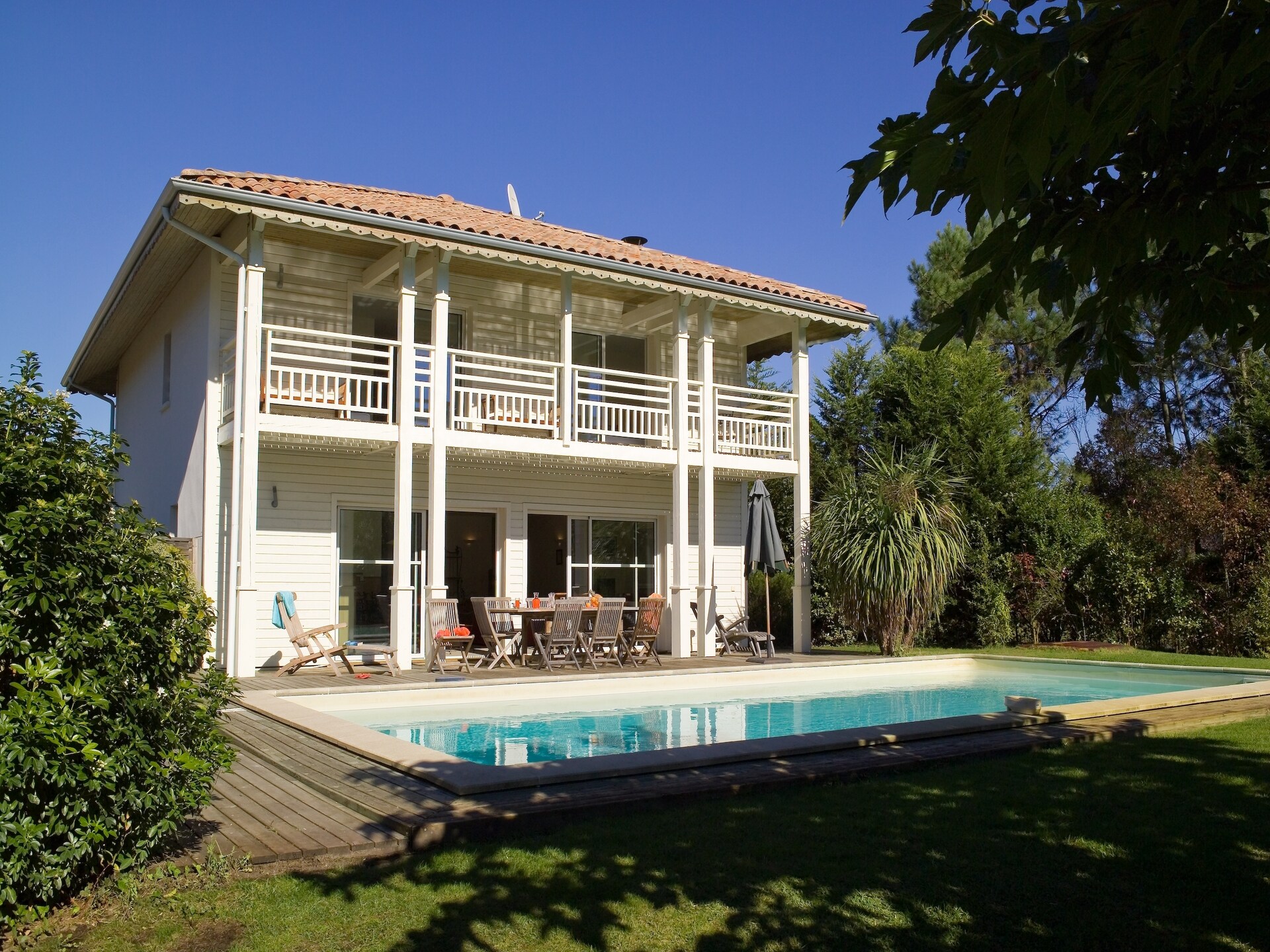 Zonovergoten villa met privézwembad in de bossen van Moliets, vlakbij zee - foto 9