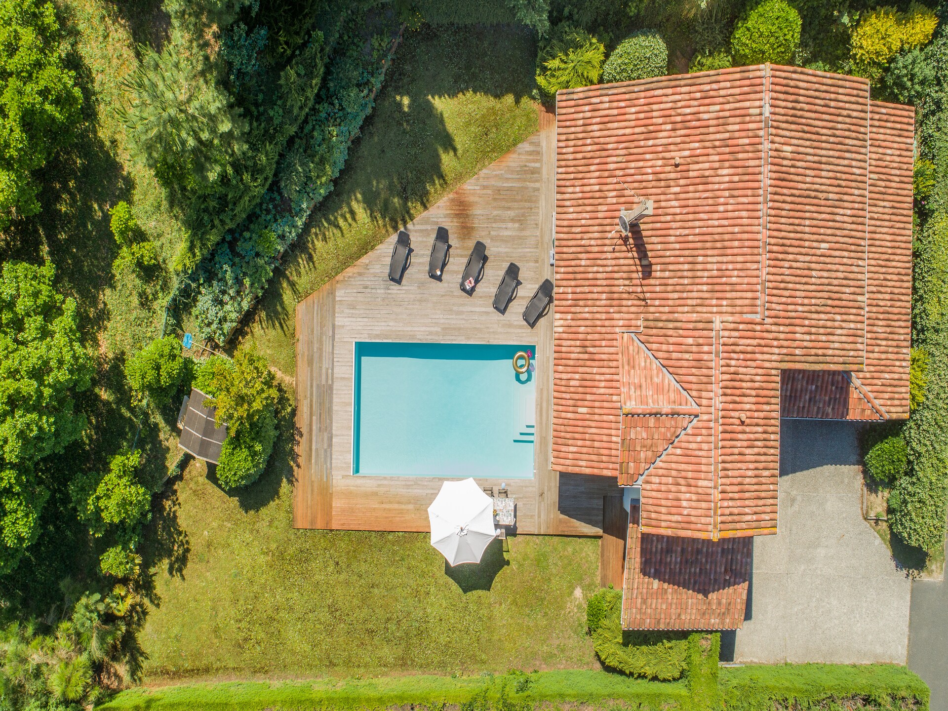 Zonovergoten villa met privézwembad in de bossen van Moliets, vlakbij zee - foto 38
