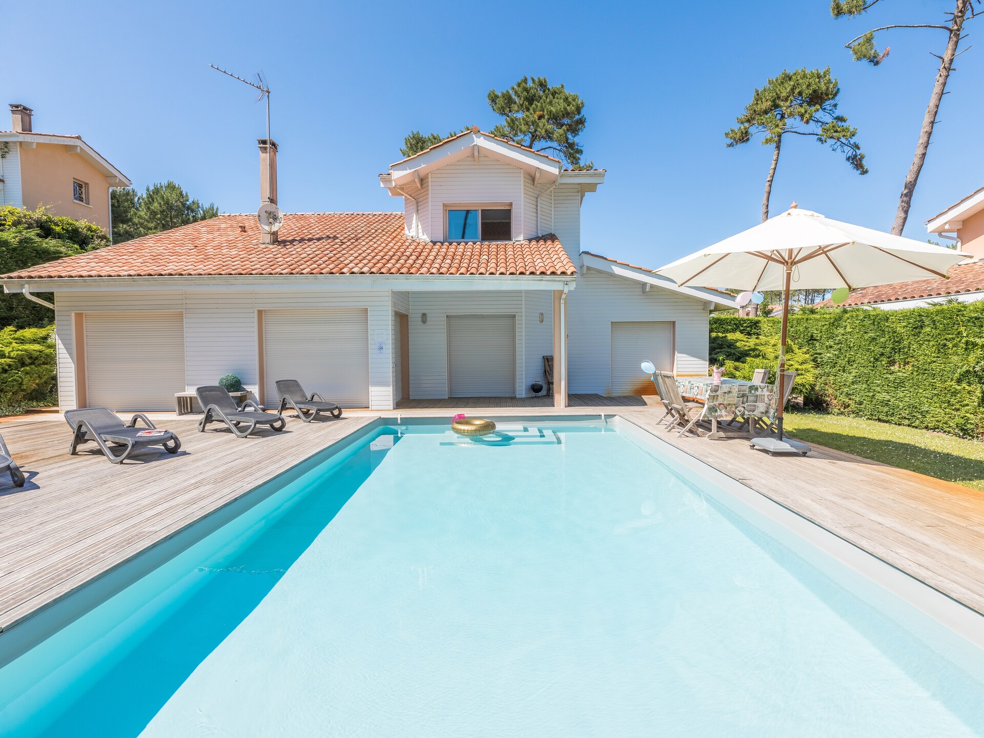 Zonovergoten villa met privézwembad in de bossen van Moliets, vlakbij zee - foto 7