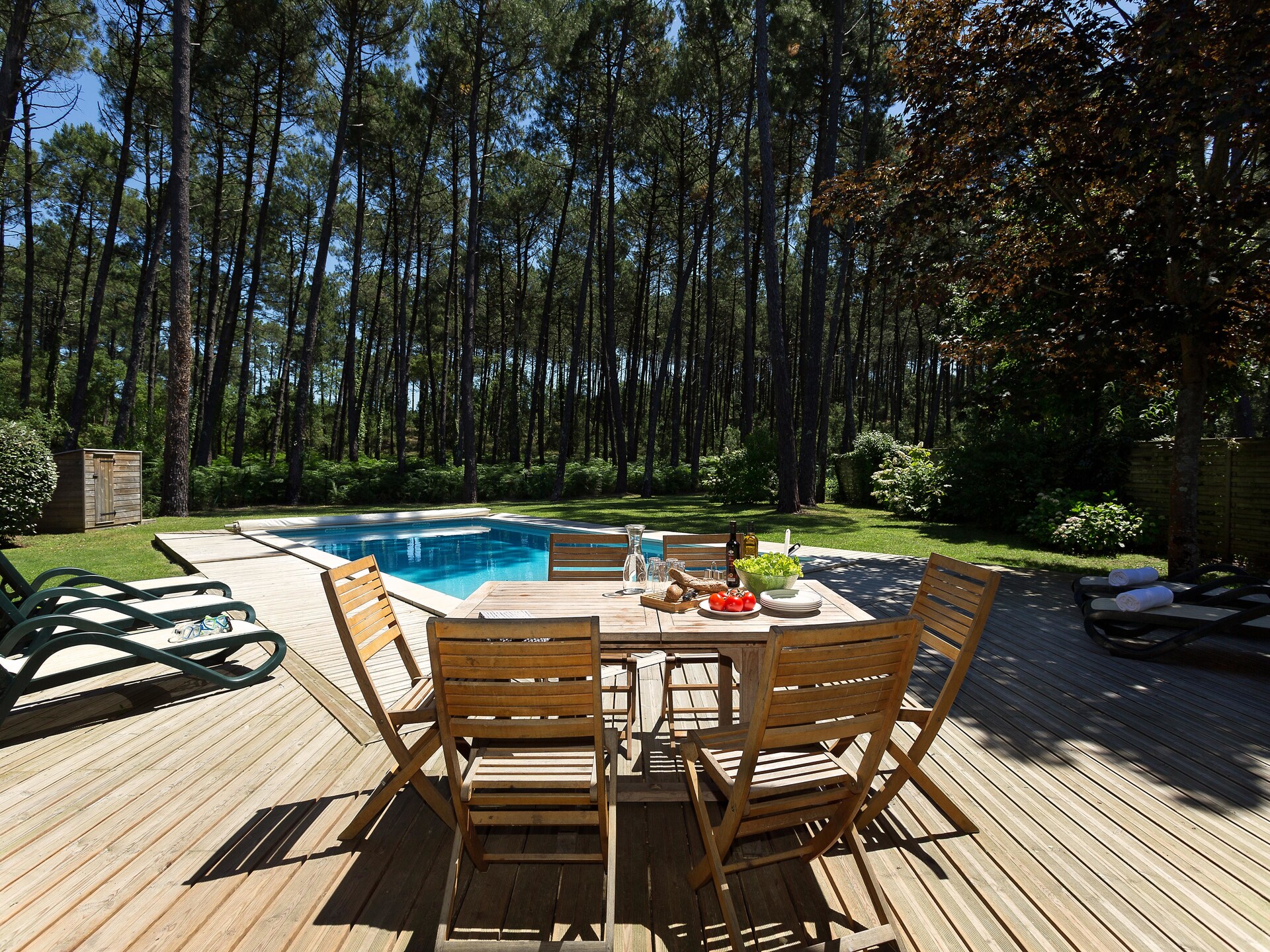 Villa met privézwembad op golfresort Moliets, 1,2 km van strand - foto 6