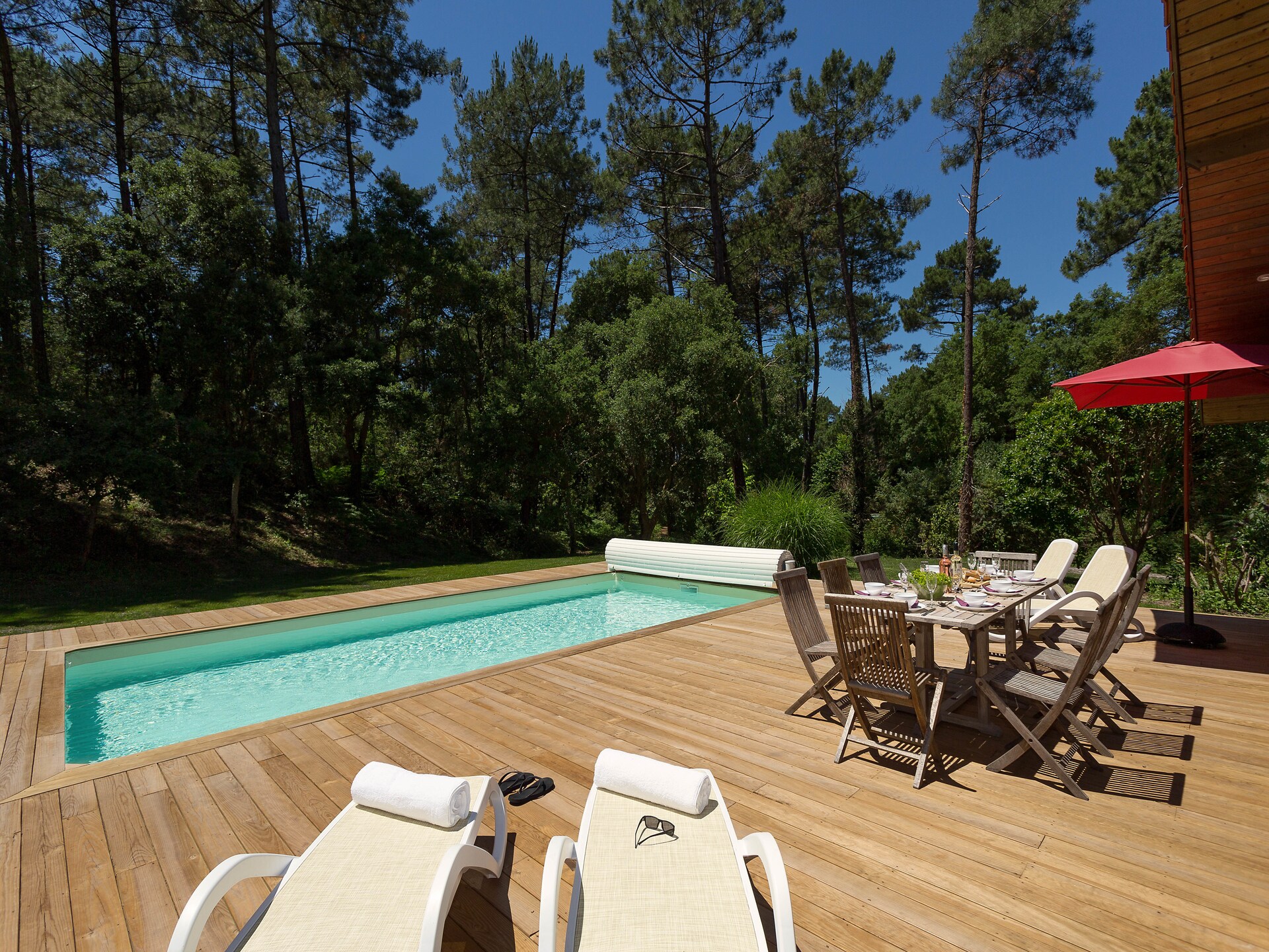 Villa met privézwembad op golfresort Moliets, 1,2 km van strand - foto 26