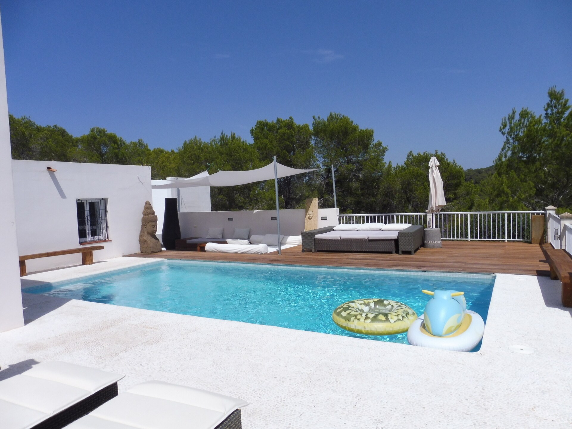 Casa Loma: Authentieke Ibiza-villa met panoramisch uitzicht dichtbij Cala Tarida - foto 1