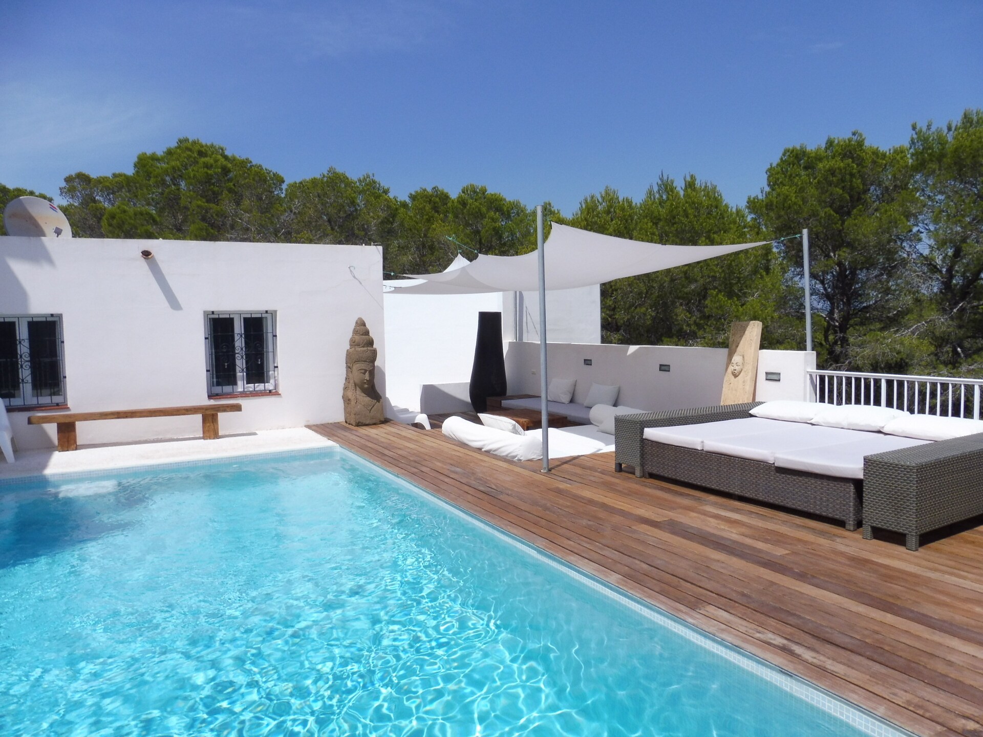 Casa Loma: Authentieke Ibiza-villa met panoramisch uitzicht dichtbij Cala Tarida - foto 11