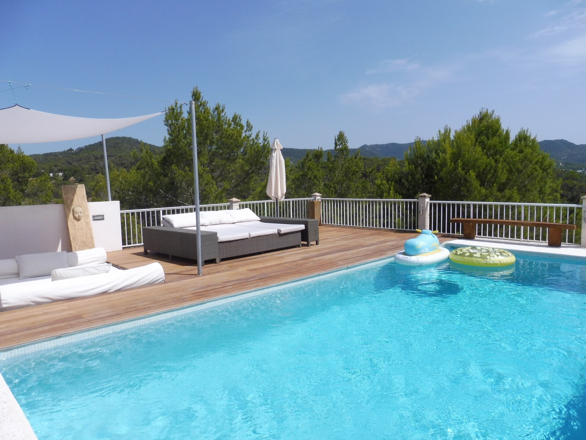 Casa Loma: Authentieke Ibiza-villa met panoramisch uitzicht dichtbij Cala Tarida - foto 12
