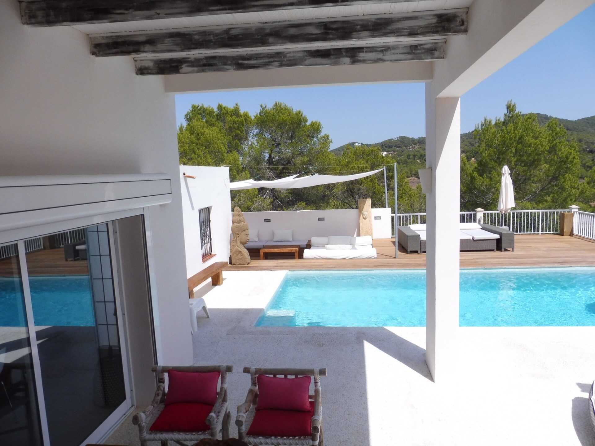 Casa Loma: Authentieke Ibiza-villa met panoramisch uitzicht dichtbij Cala Tarida - foto 8