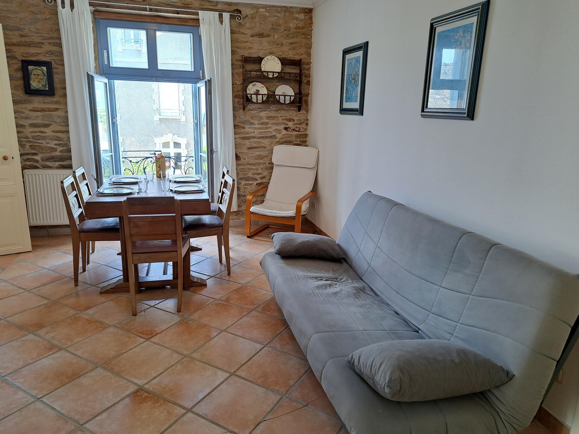 Aan het strand: Charmant appartement in Le Pouldu - foto 3
