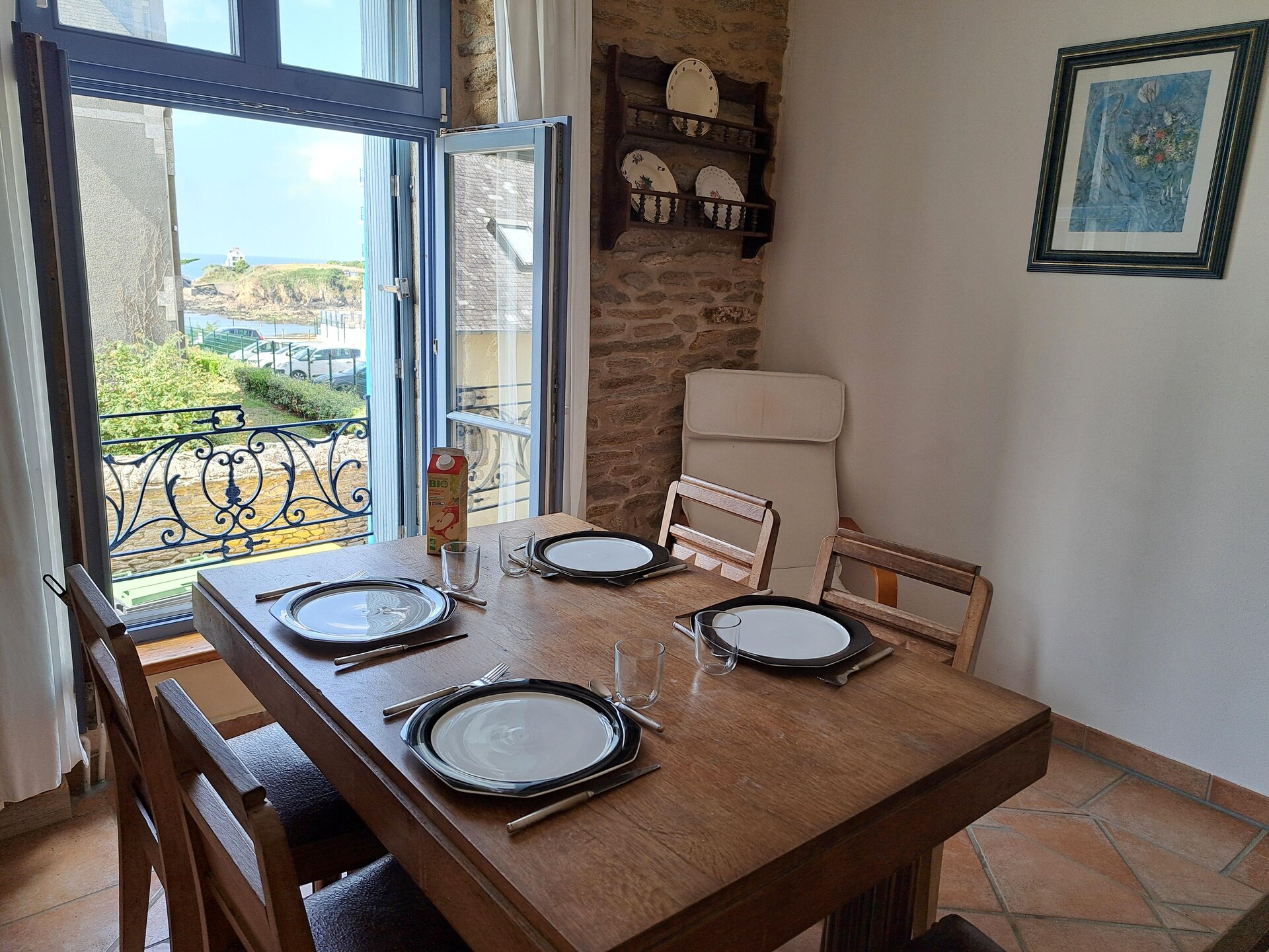 Aan het strand: Charmant appartement in Le Pouldu - foto 2