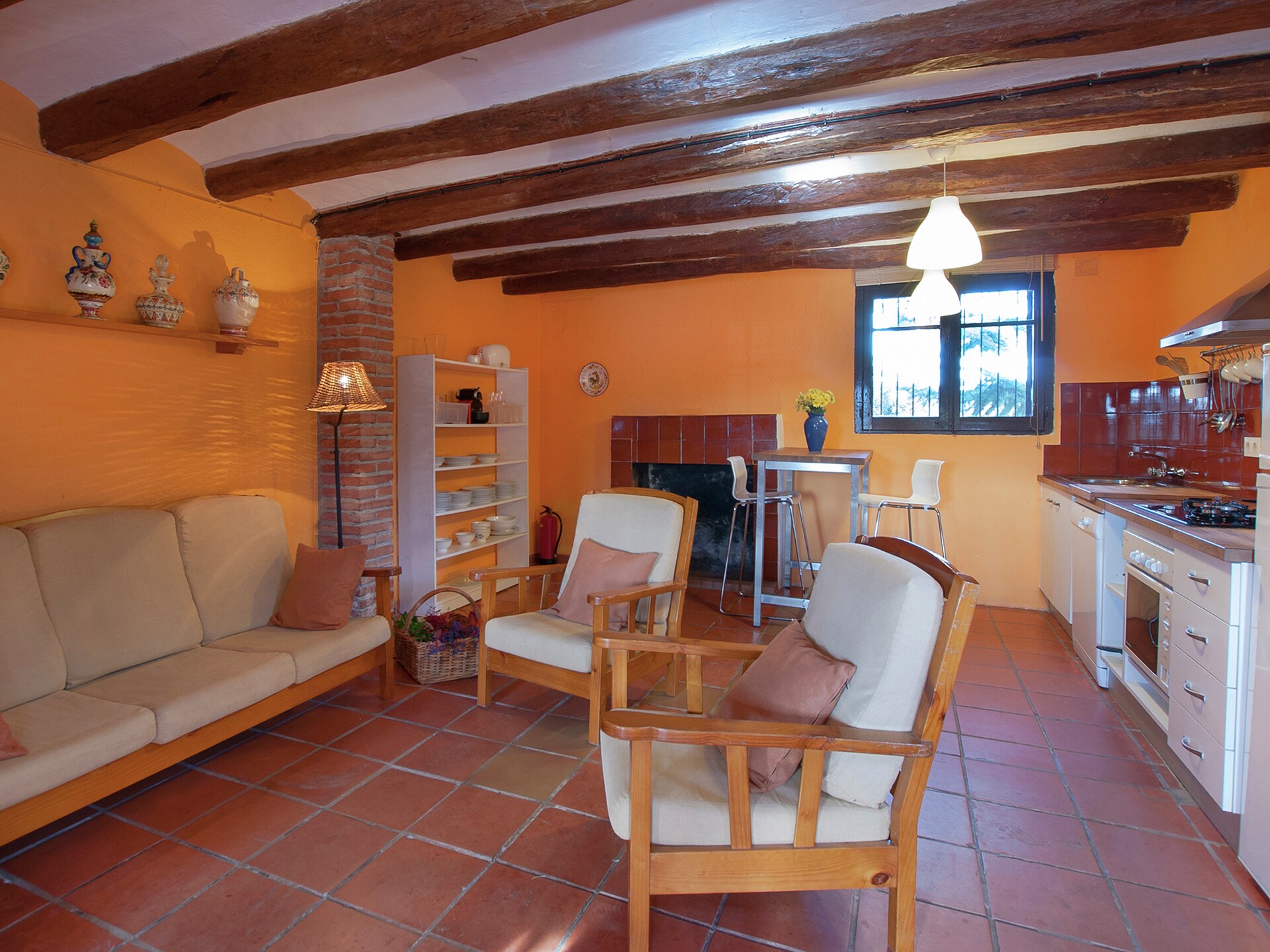 L'Olivera Dalt i Baix: Landelijk vakantiehuis voor 8 personen in wijnregio Subirats - foto 11