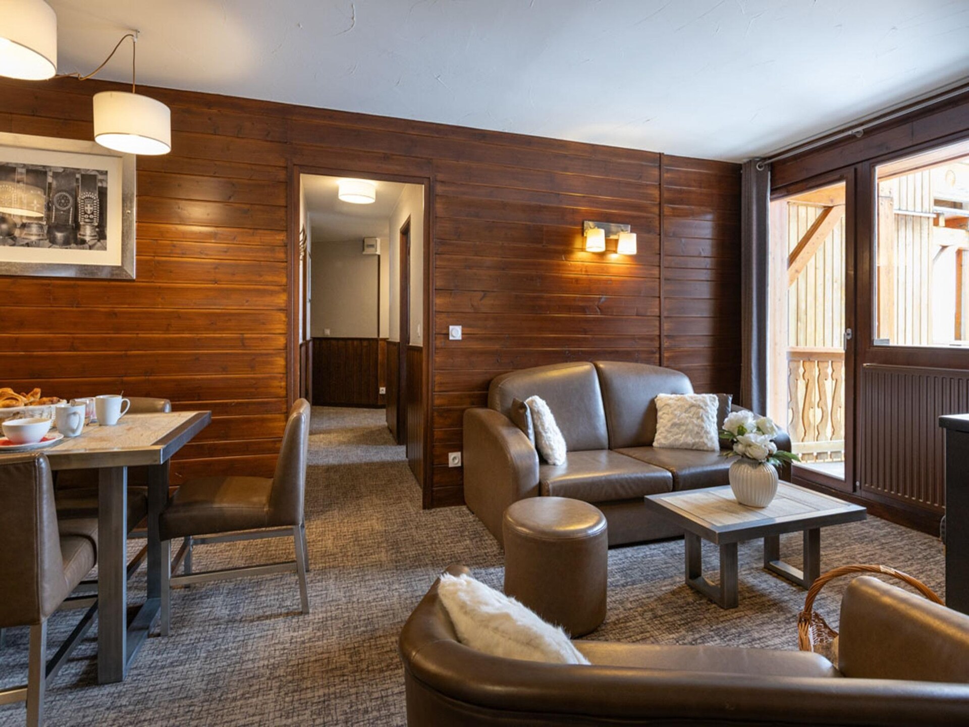 Ruim 6-persoons appartement met open haard in Val Thorens - foto 13