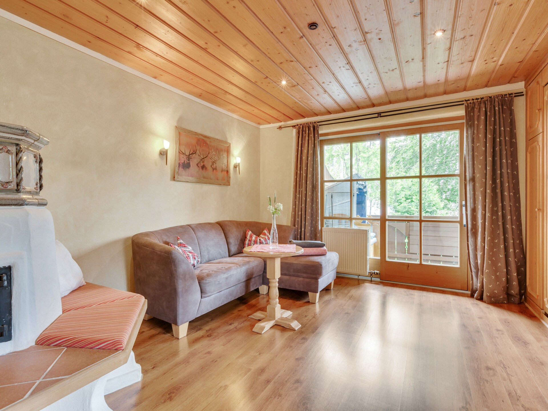 Knus appartement in Ruhpolding met tuin, balkon en bergzicht - foto 7